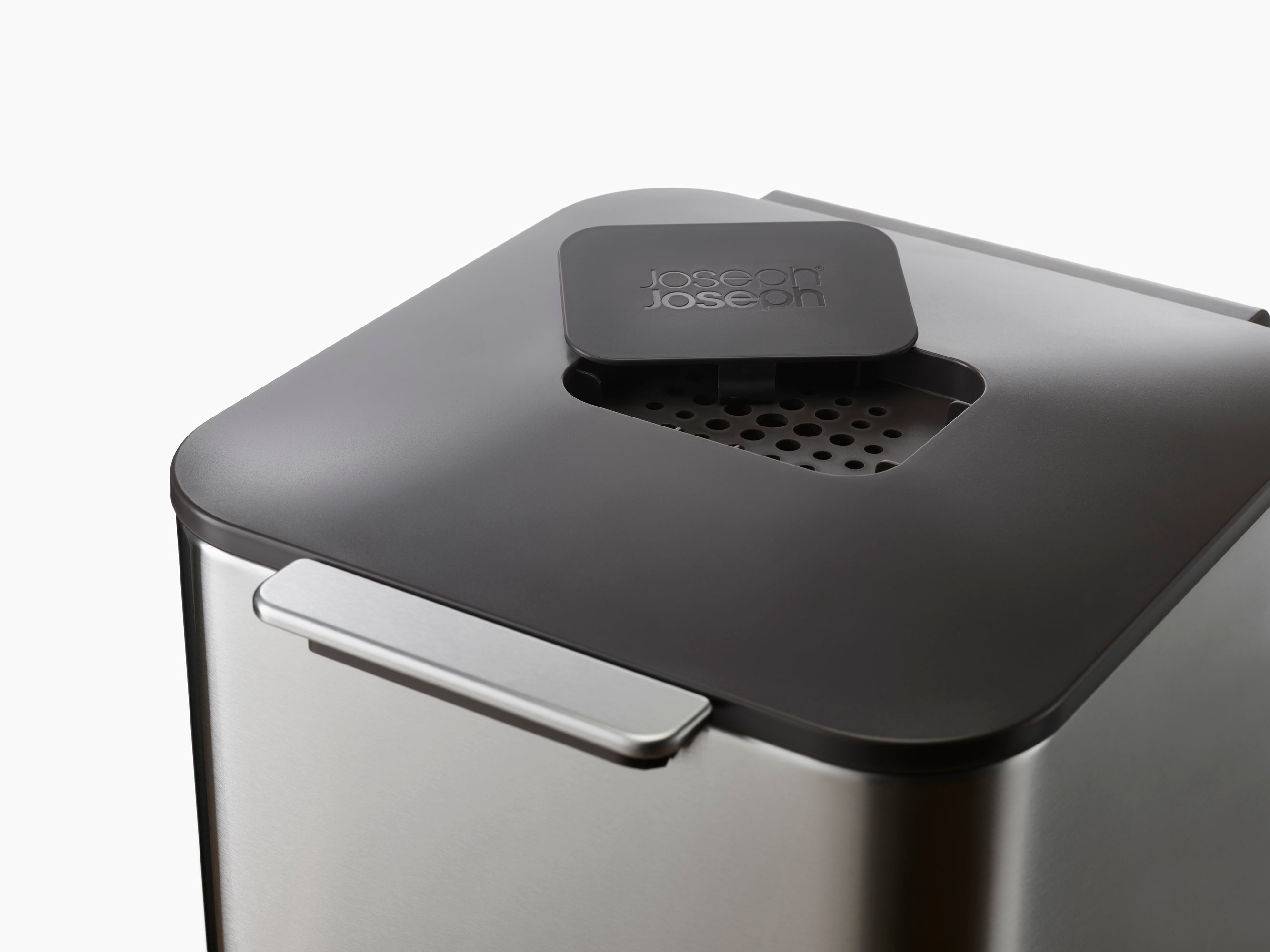 Joseph Joseph Totem Compact 40-Litre Waste Separation & Recycling  Unit - Stainless Steel
