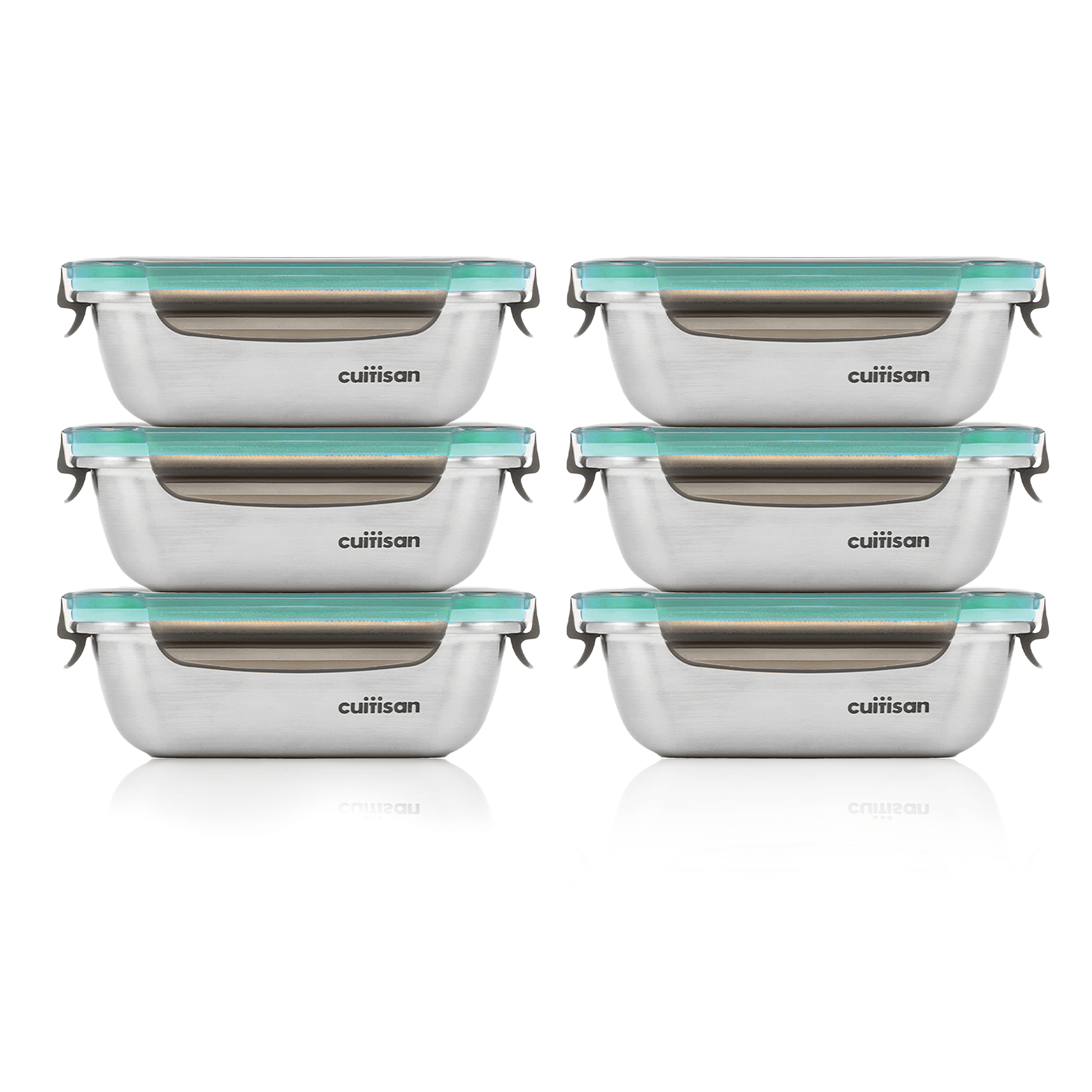 Cuitisan Flora 6 Piece Set (300ml) Teal