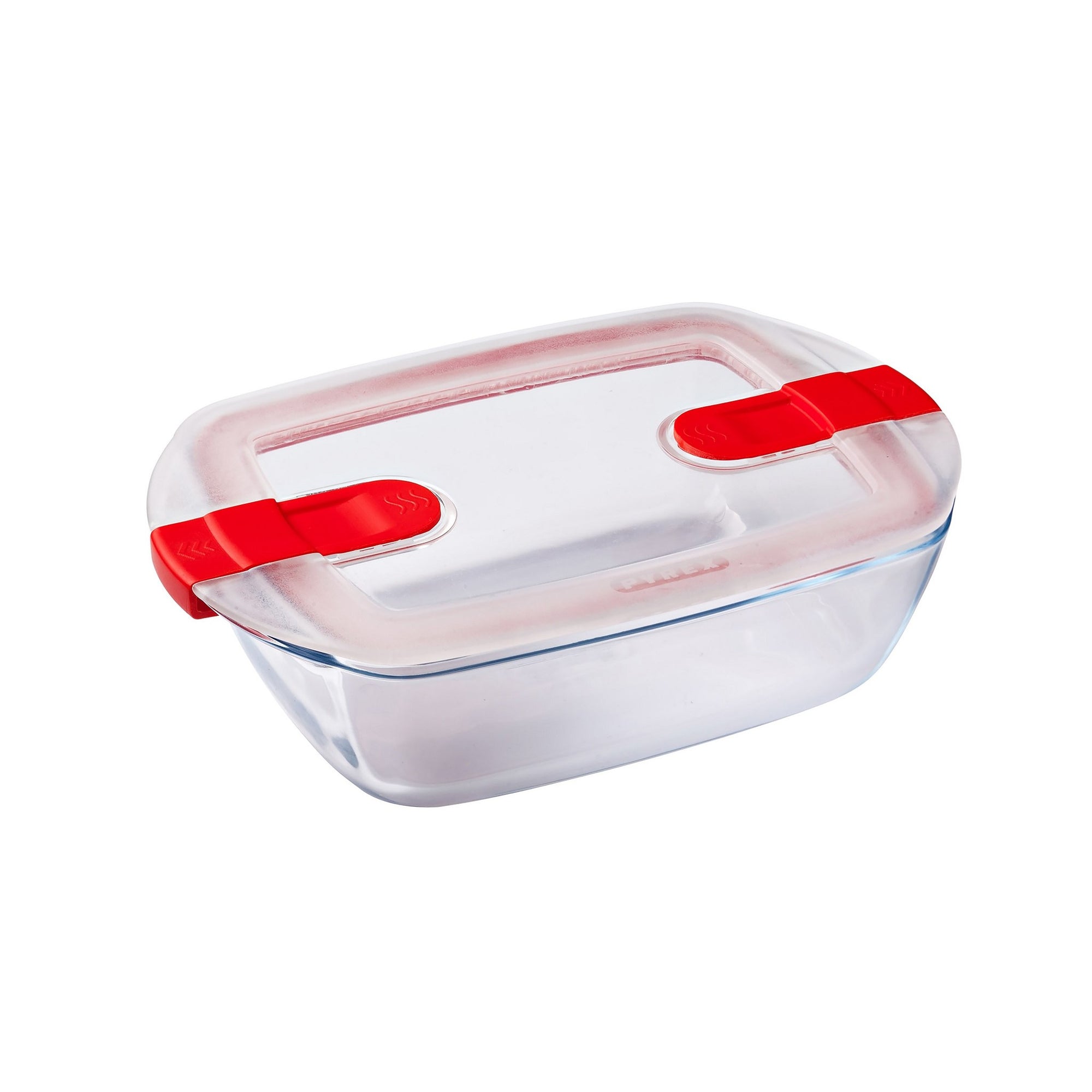 Pyrex Cook & Heat Rectangle Container with Vented Lid (1.2L)