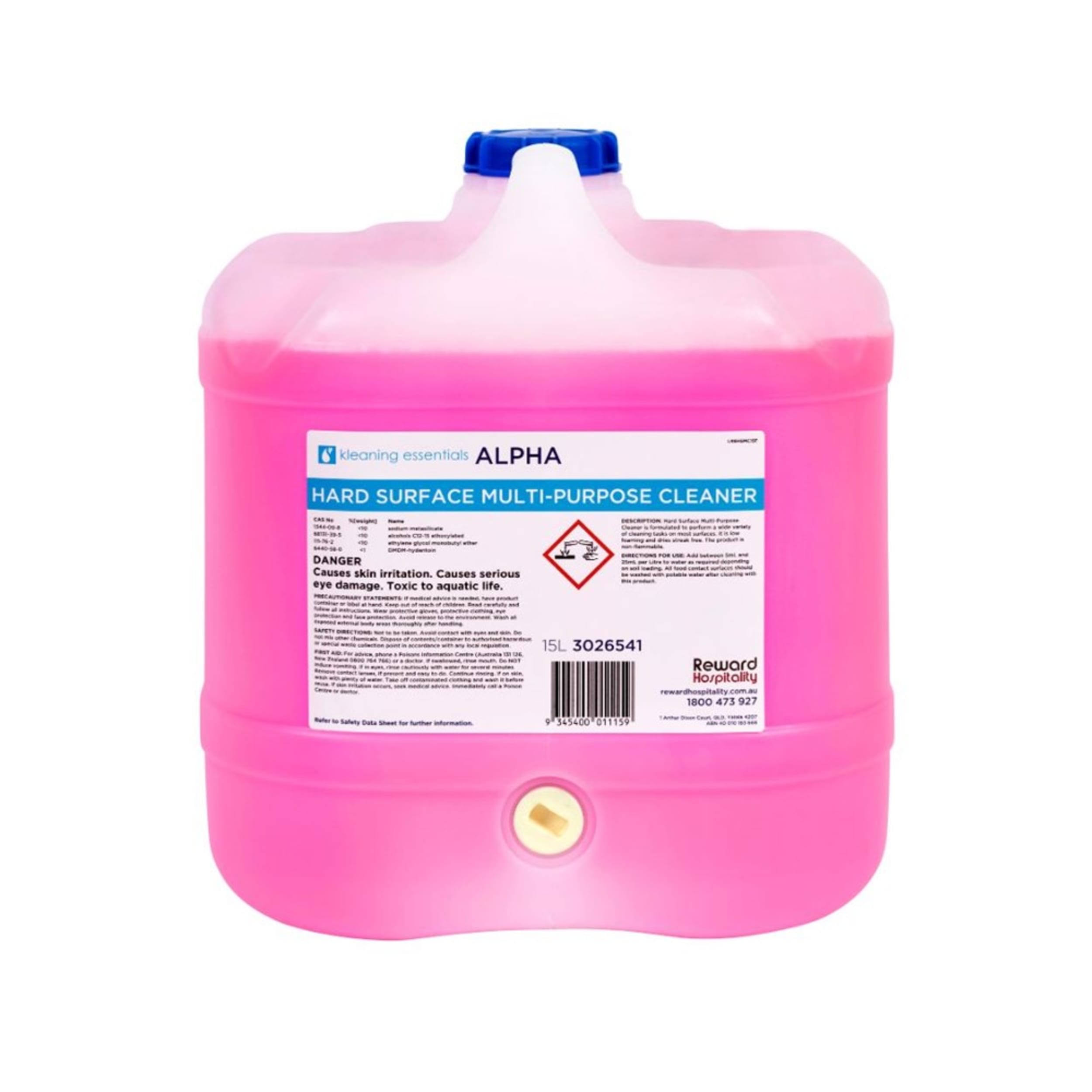 Kleaning Essentials Alpha Hard Surface Multi-Purpose Cleaner 15L