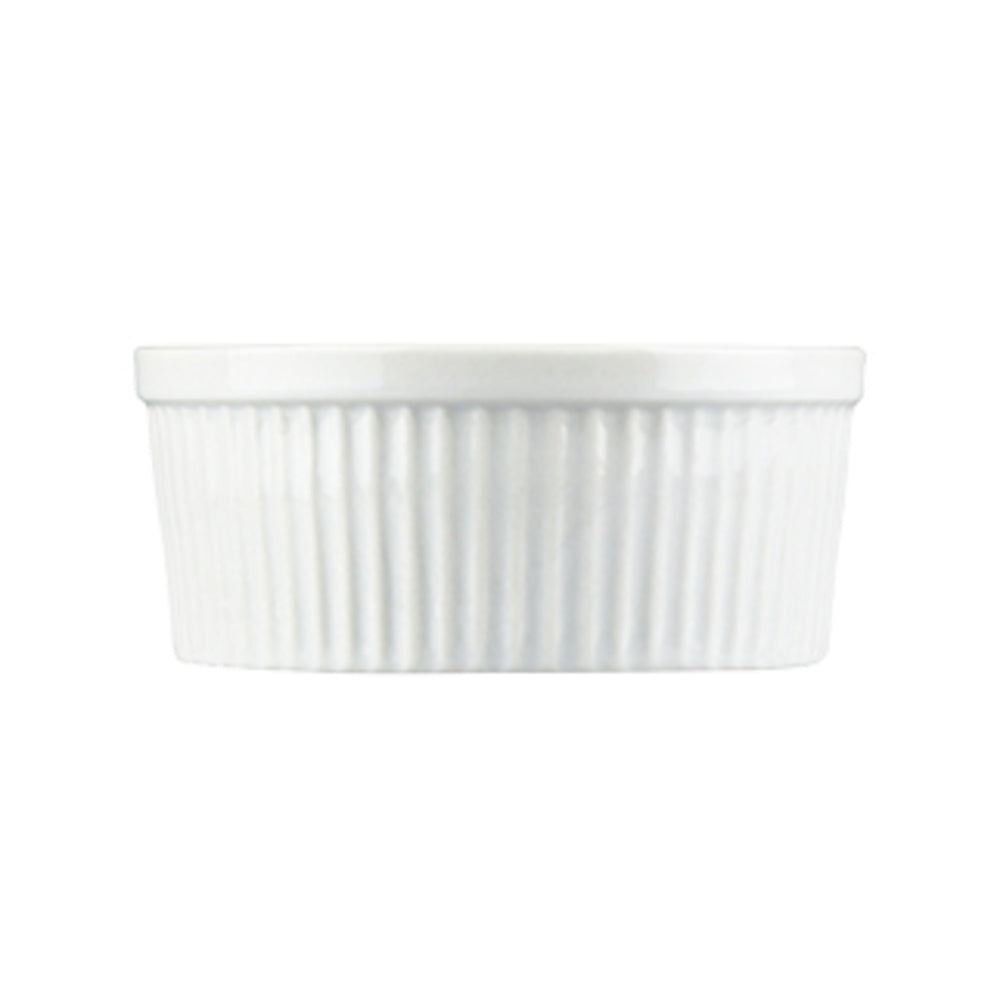 Longfine Souffle Ramekin Ribbed