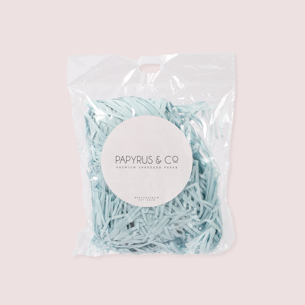 Papyrus Shredded Paper Pastel Blue 50g