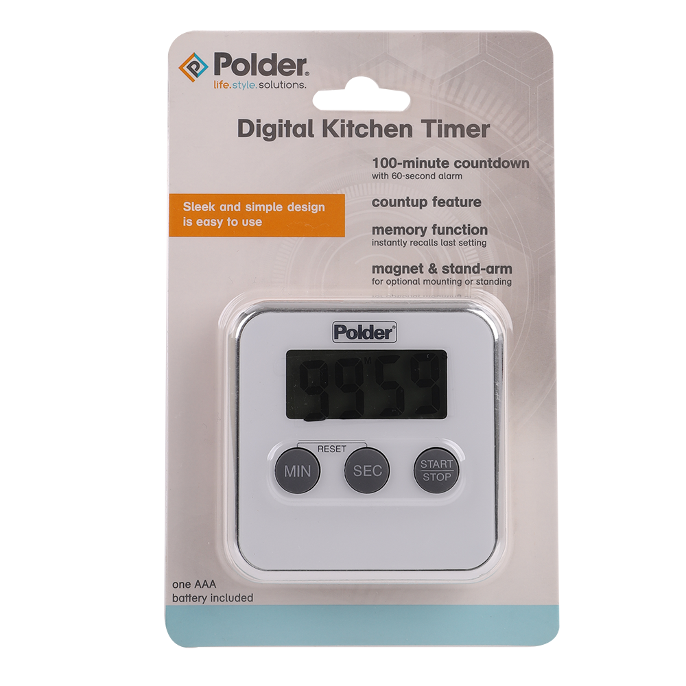 Polder Digital Kitchen Timer (100 Minute)