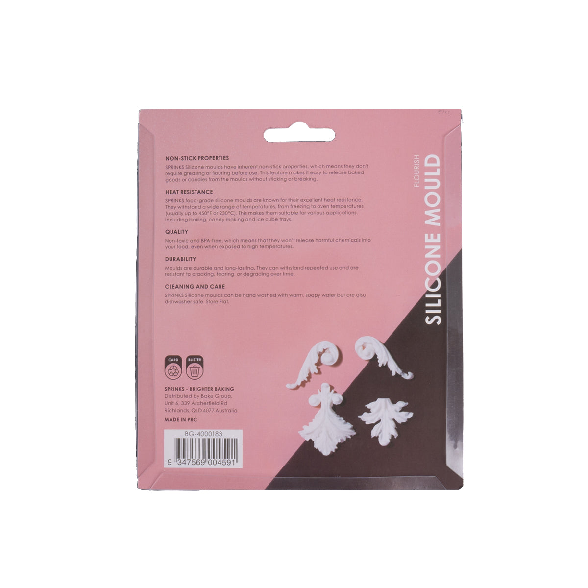 Sprinks Silicone Mould Flourish