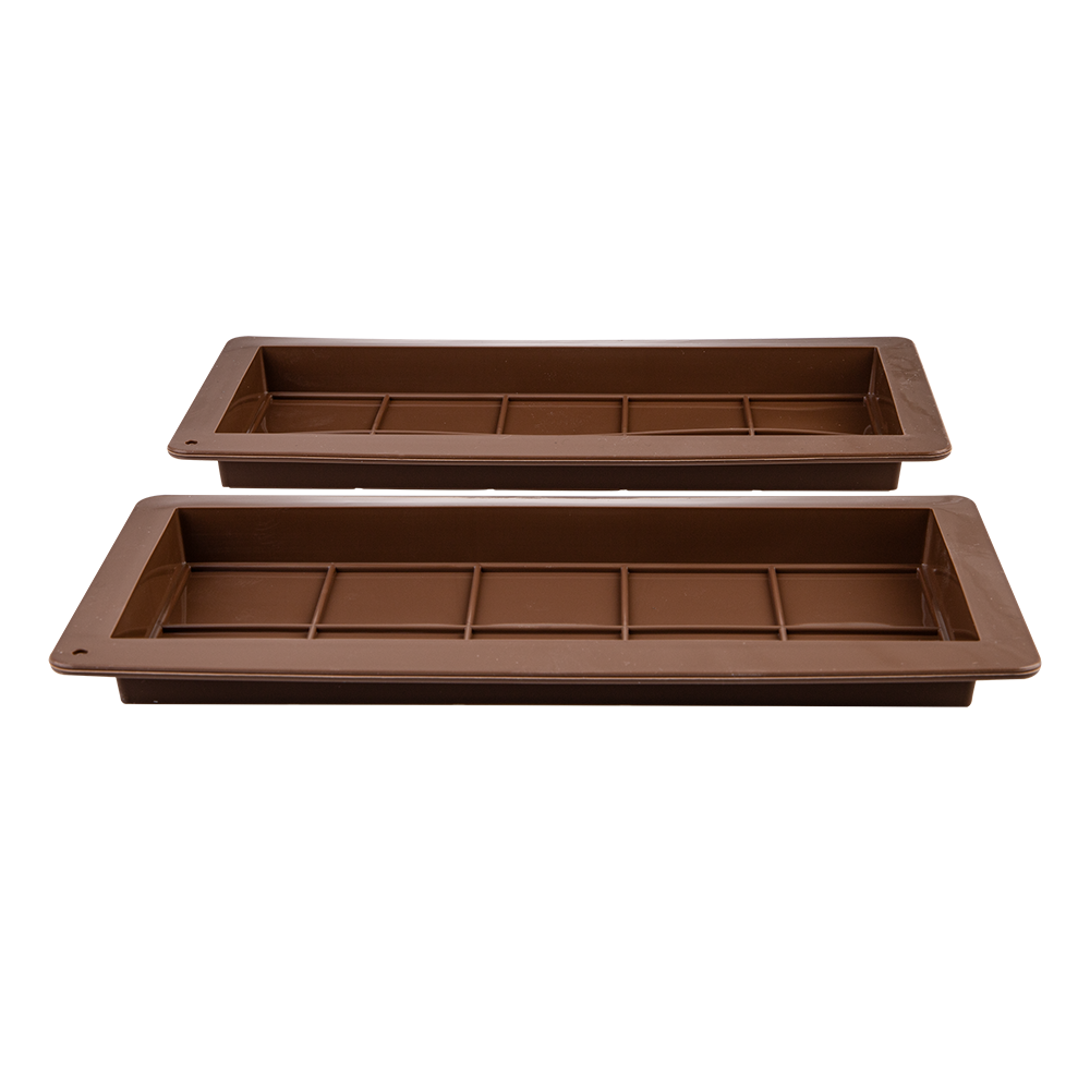 Daily Bake Silicone Chocolate Bar Mould Set – 2 Piece