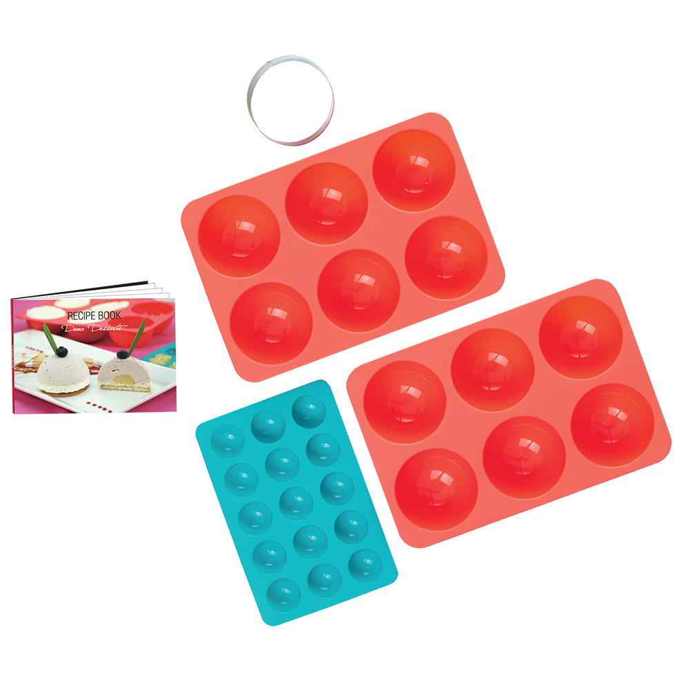Daily Bake 5 Pce Dome Dessert Mould Gift Set
