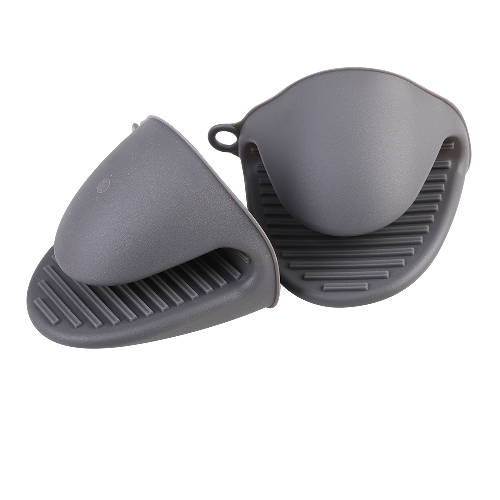 Appetito Silicone Oven Mitts Set of 2 - Charcoal