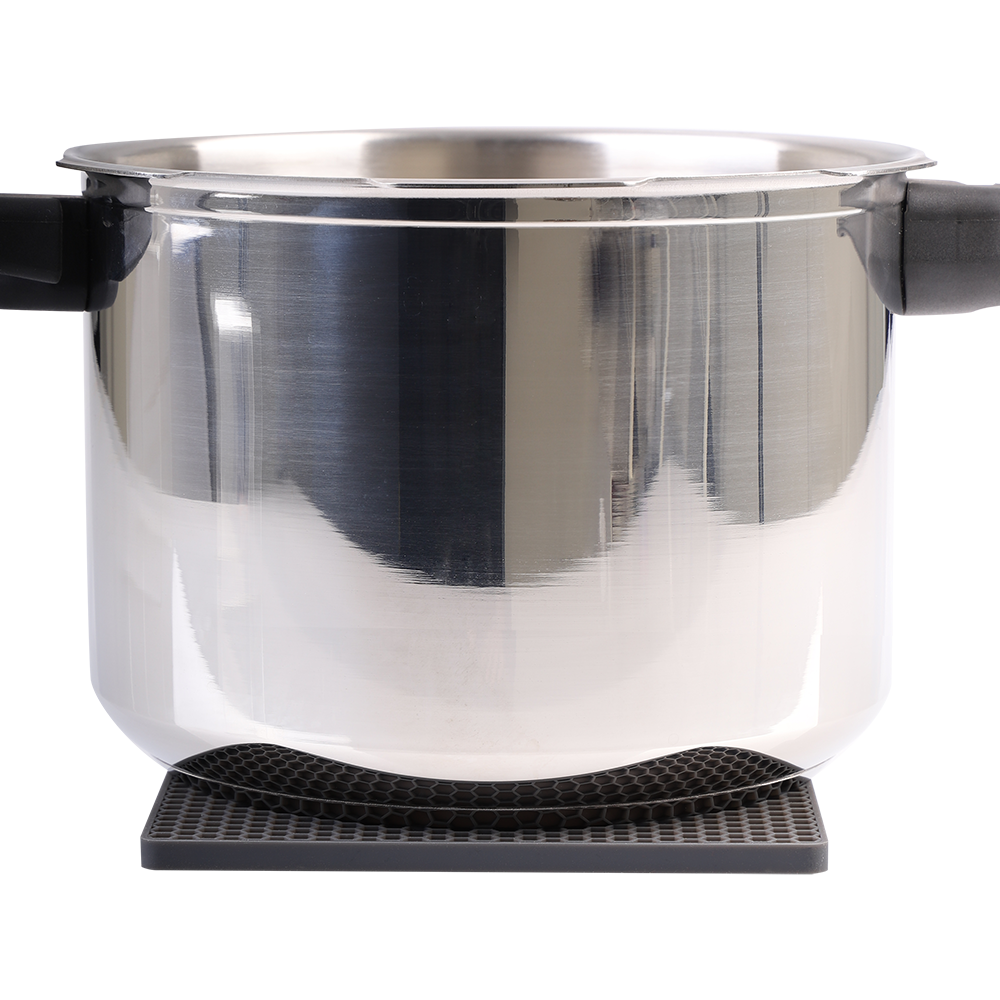 Appetito Silicone Square Trivet 17.3cm - Charcoal