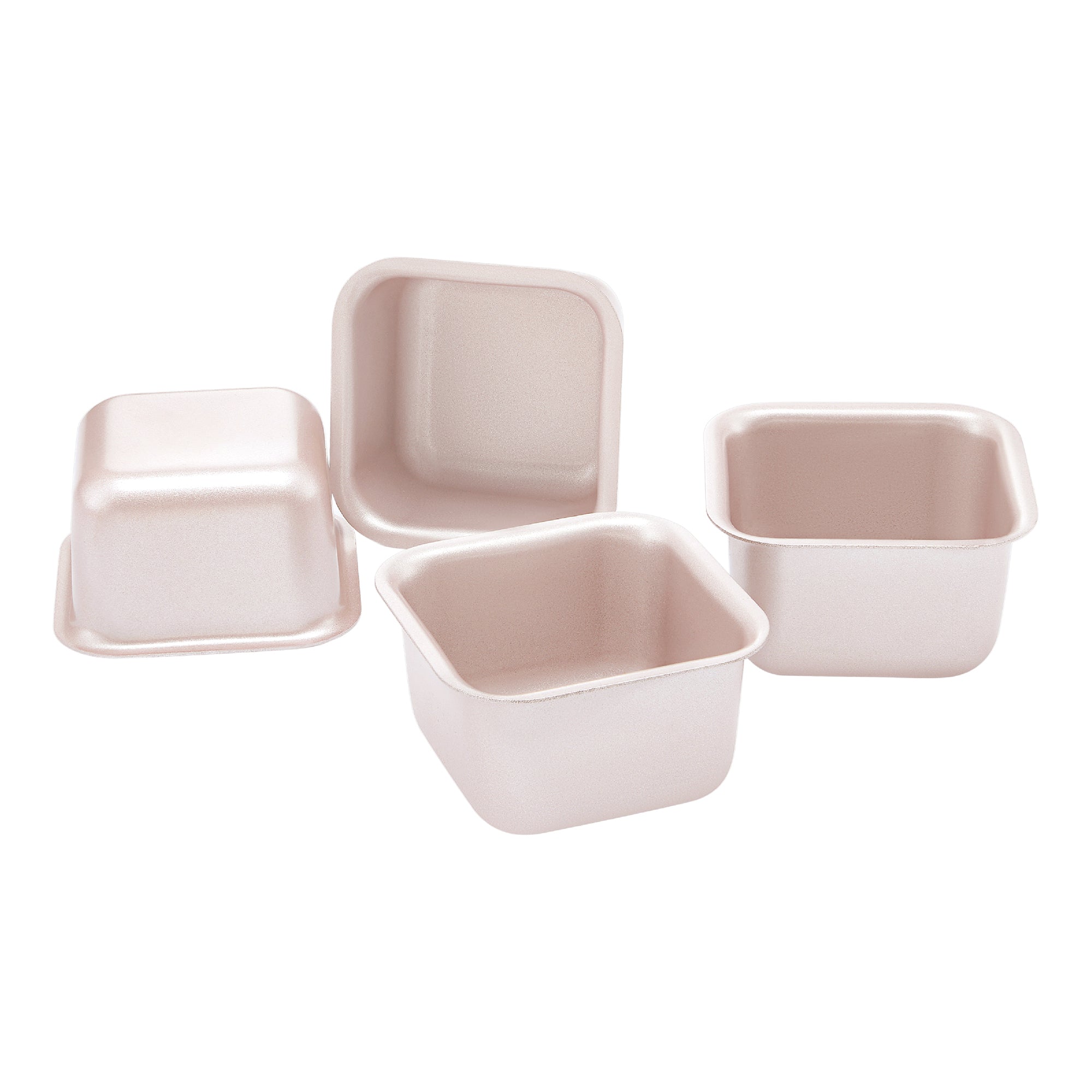 CHEFMADE Mini Square Cake Pan 7cm Set of 4 (WK9911-4)