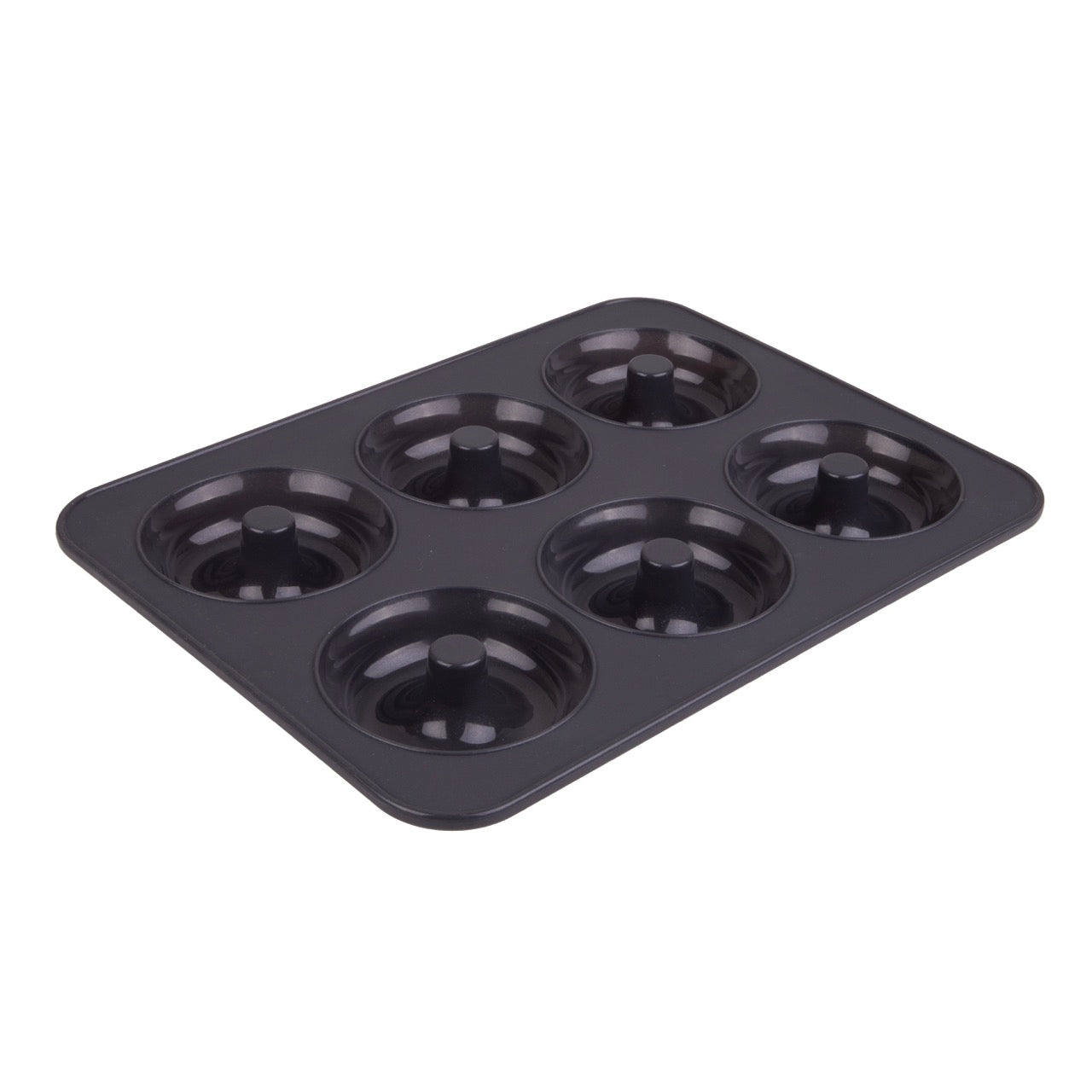 Daily Bake Silicone 6 Cup Doughnut Pan – Charcoal