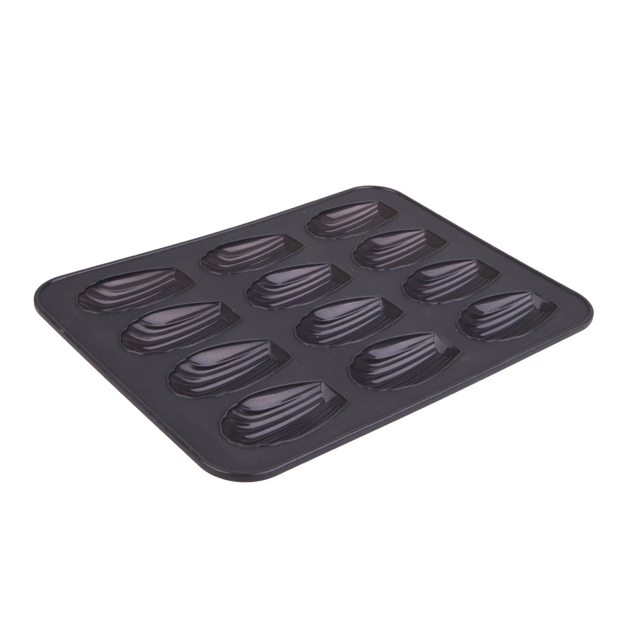 Daily Bake Silicone 12 Cup Madeleine Pan – Charcoal