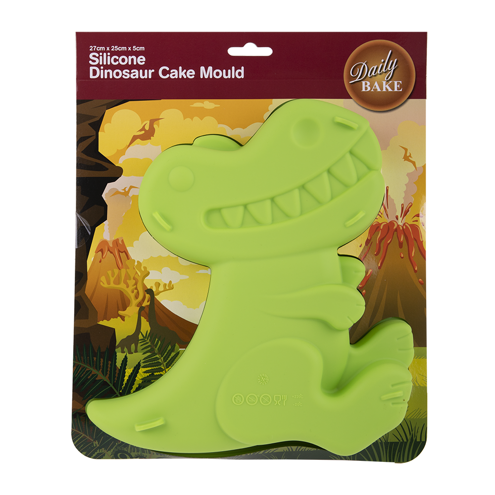 Daily Bake Silicone Dinosaur Cake Mould – Green