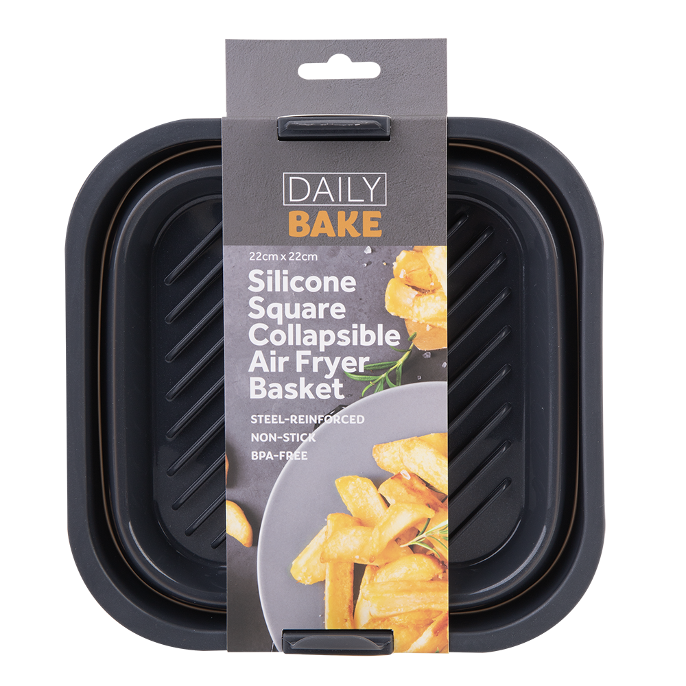 Daily Bake Silicone Square Collapsible Basket 22 x 22cm