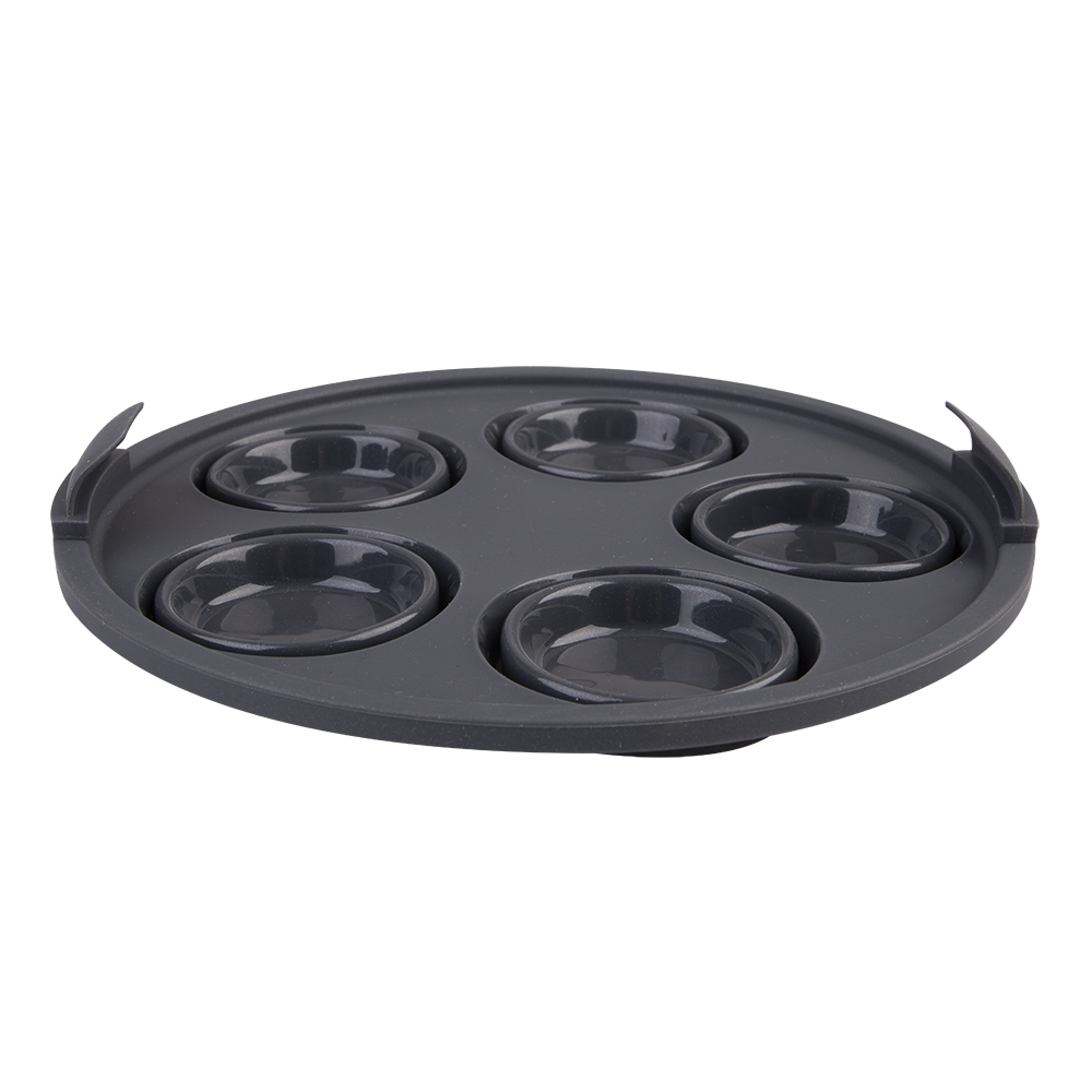 Daily Bake Silicone Round Collapsible 5 Cup Muffin Pan 22cm