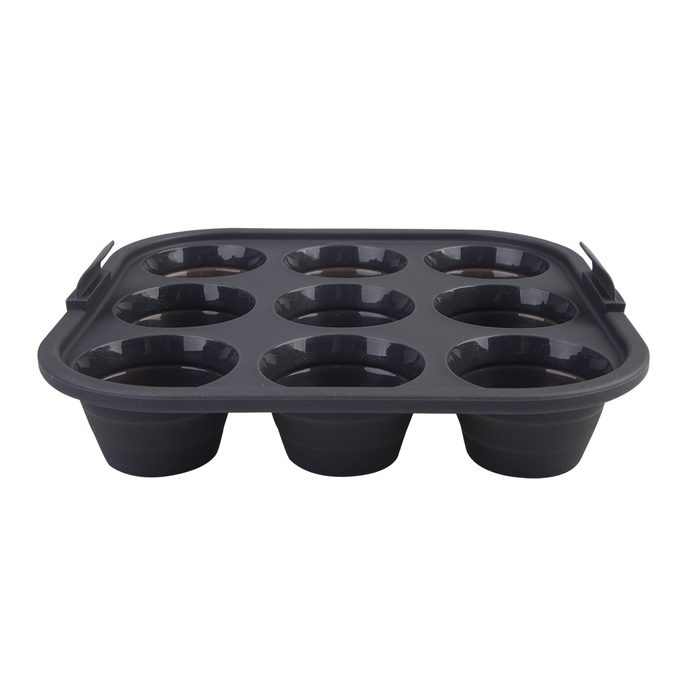 Daily Bake Silicone Square Collapsible 9 Cup Mini Muffin Pan 22 x 22cm