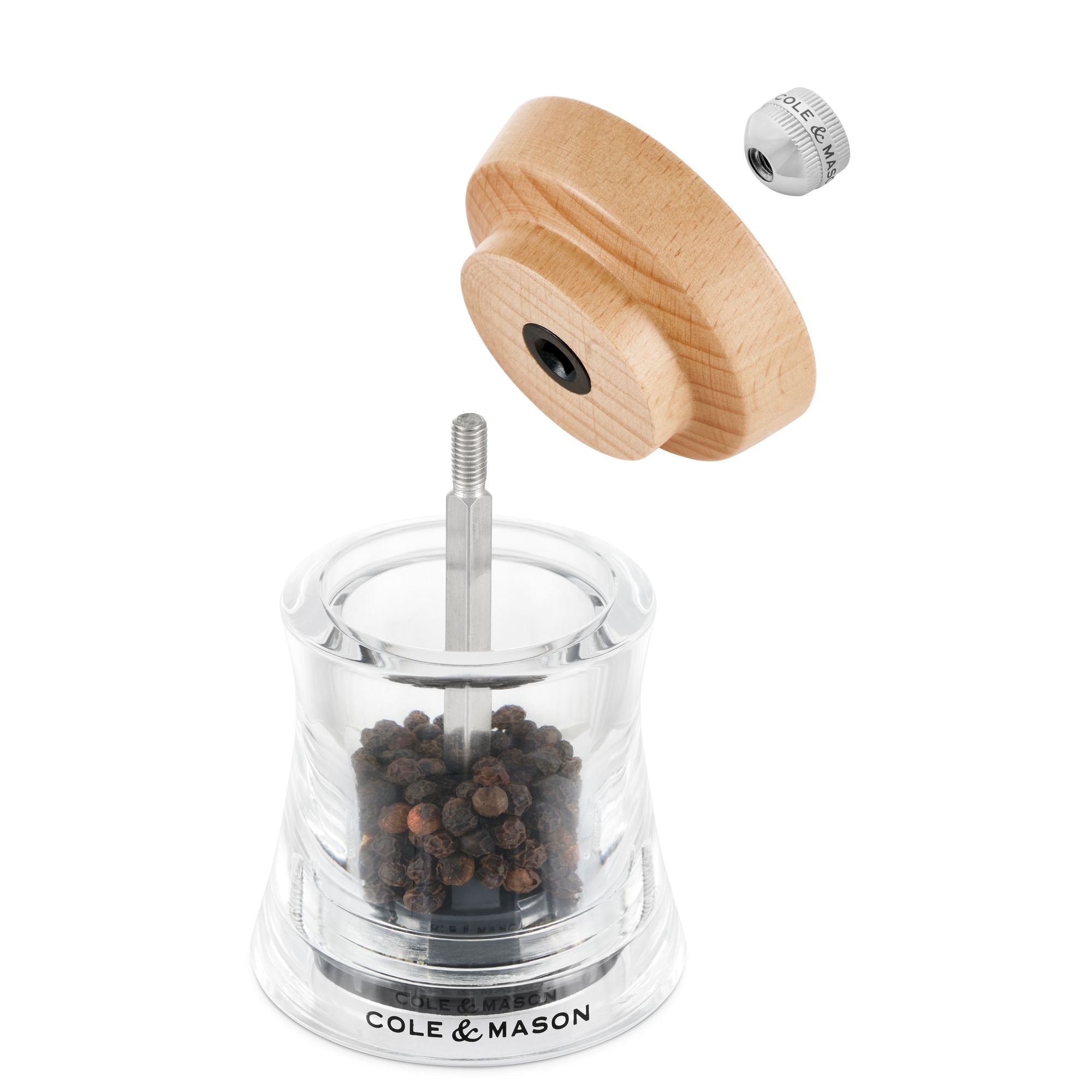 Cole & Mason Holborn 95mm Natural Beech Pepper Mill