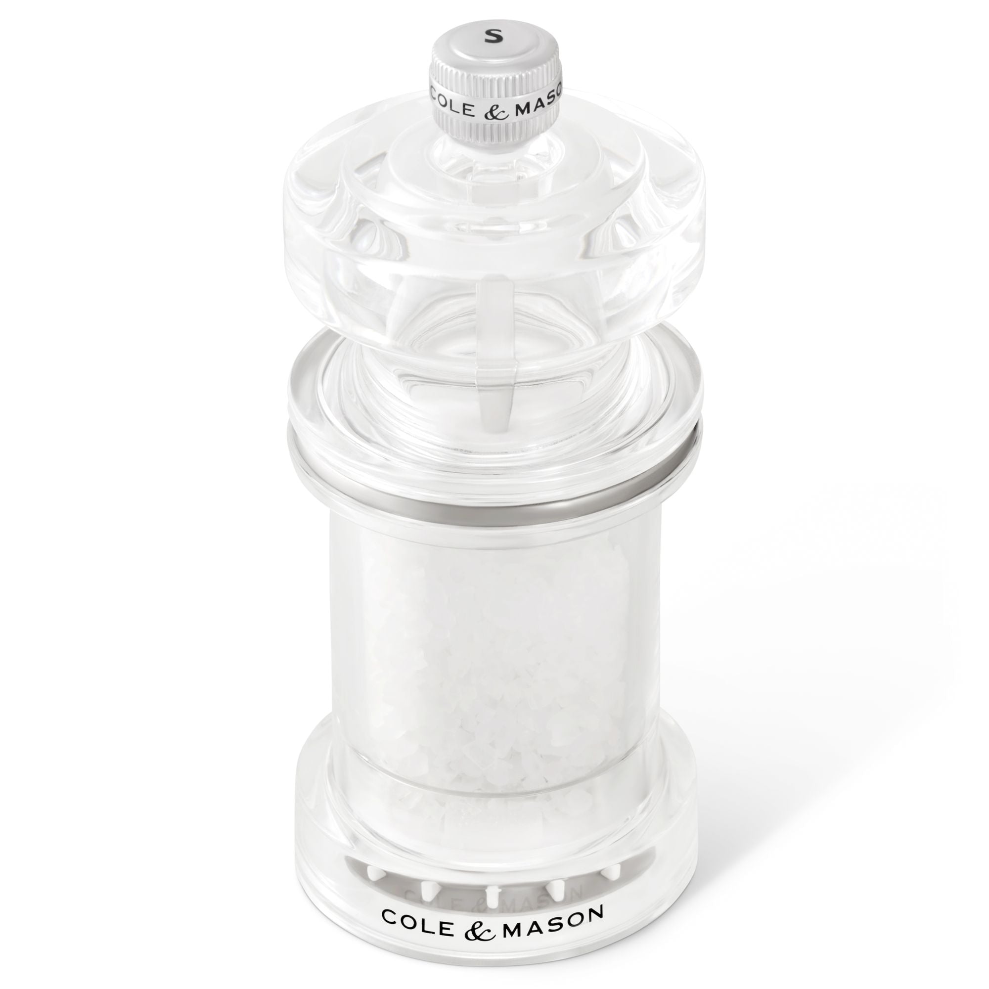 Cole & Mason 675 Acrylic Salt Mill 118mm