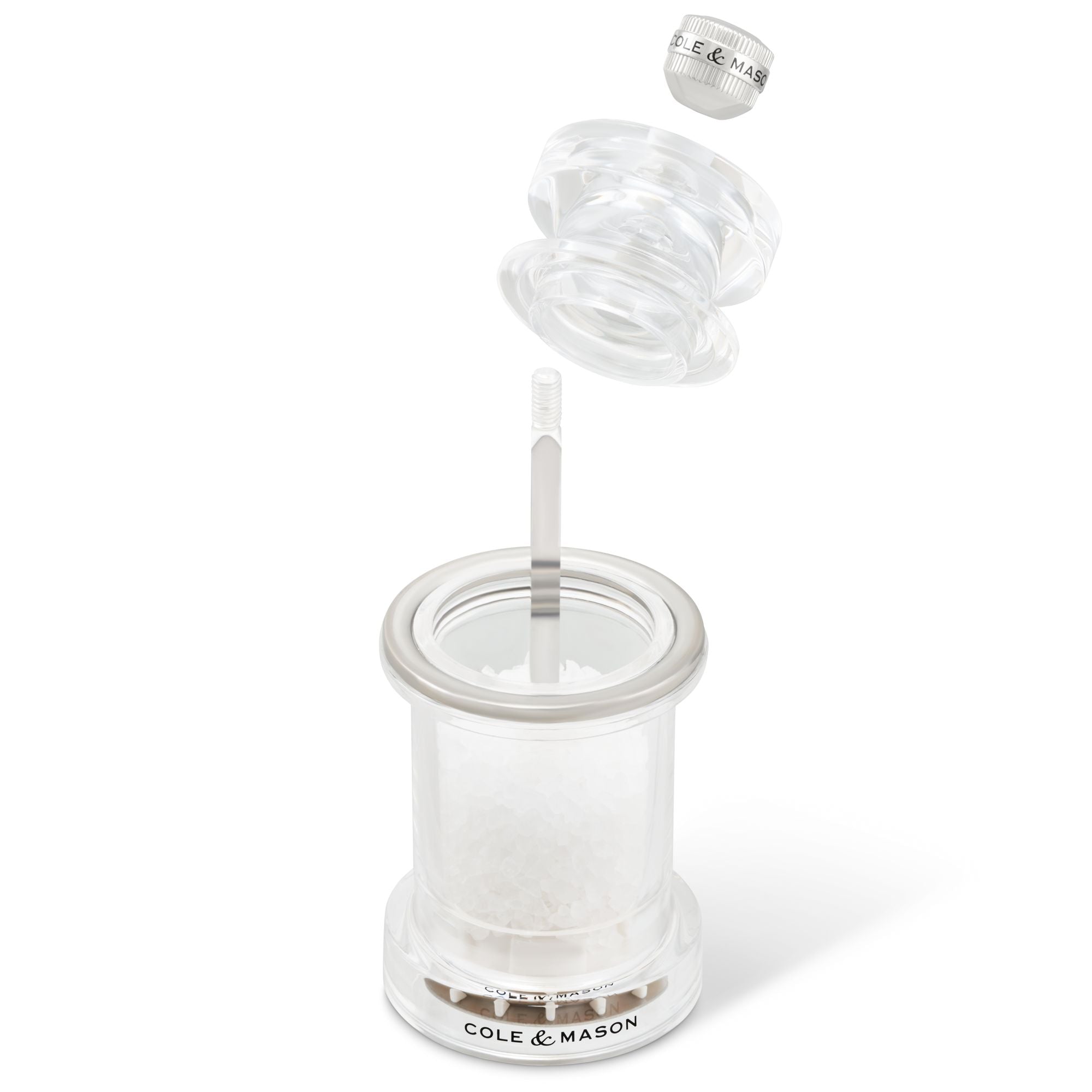 Cole & Mason 675 Acrylic Salt Mill 118mm
