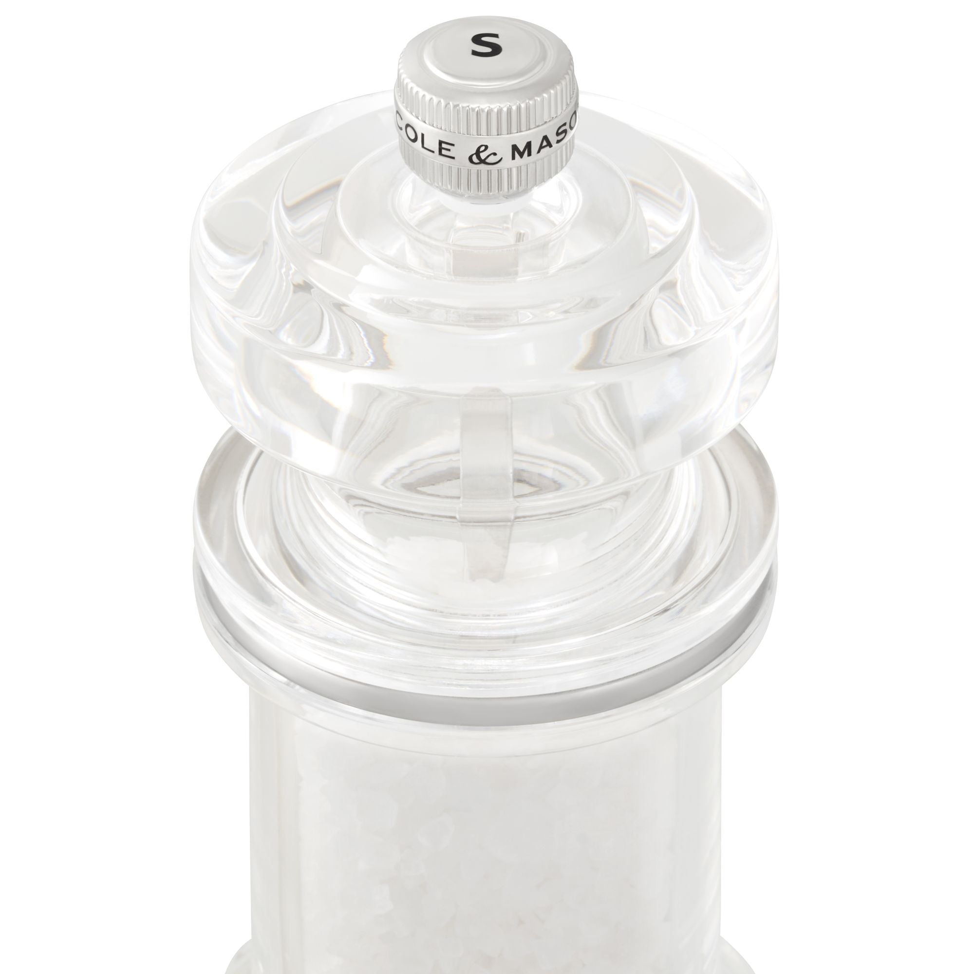 Cole & Mason 675 Acrylic Salt Mill 118mm