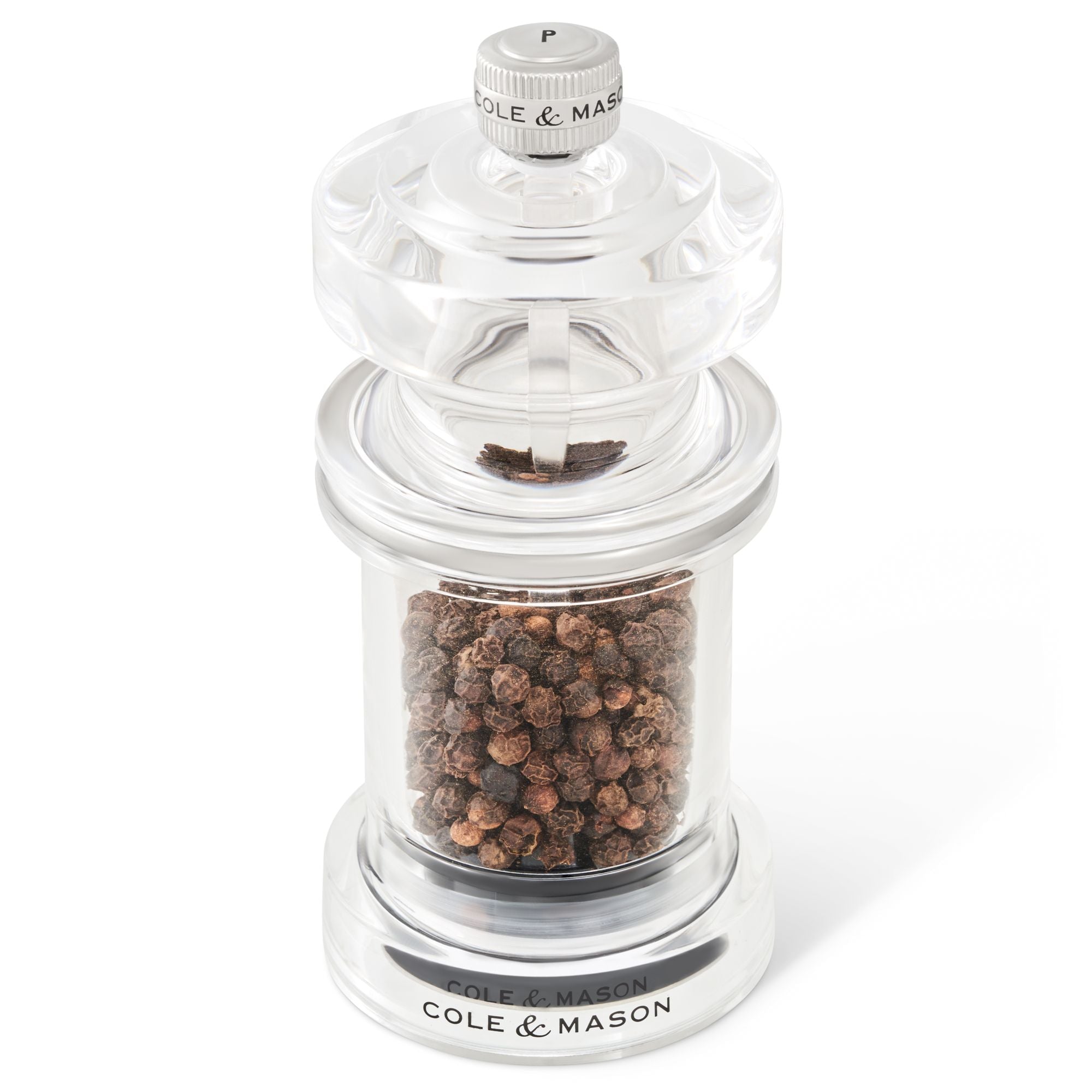 Cole & Mason 675 Acrylic Pepper Mill 118mm