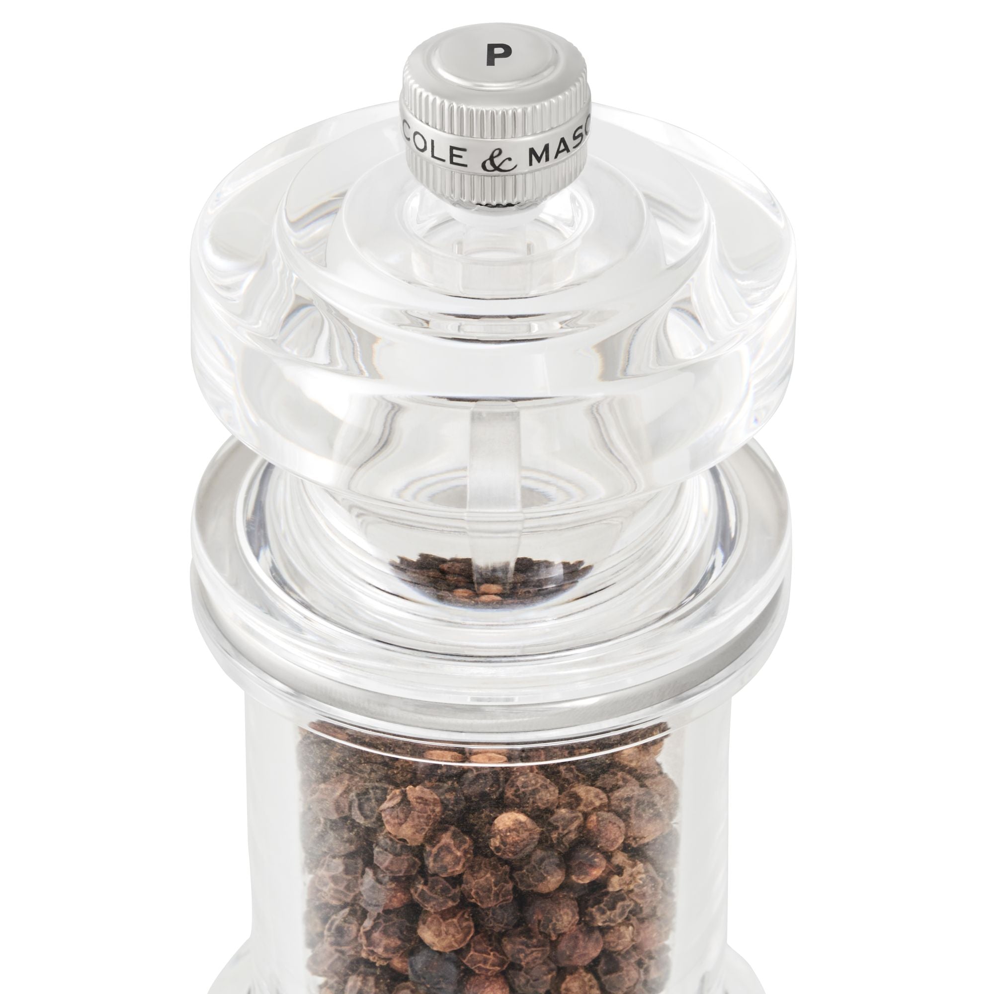 Cole & Mason 675 Acrylic Pepper Mill 118mm