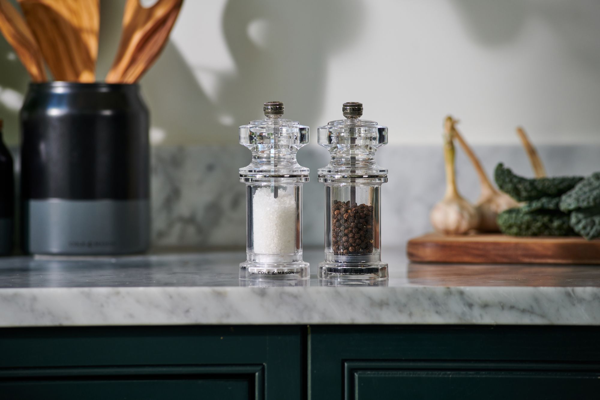 Cole & Mason 605 Acrylic Salt Mill 144mm