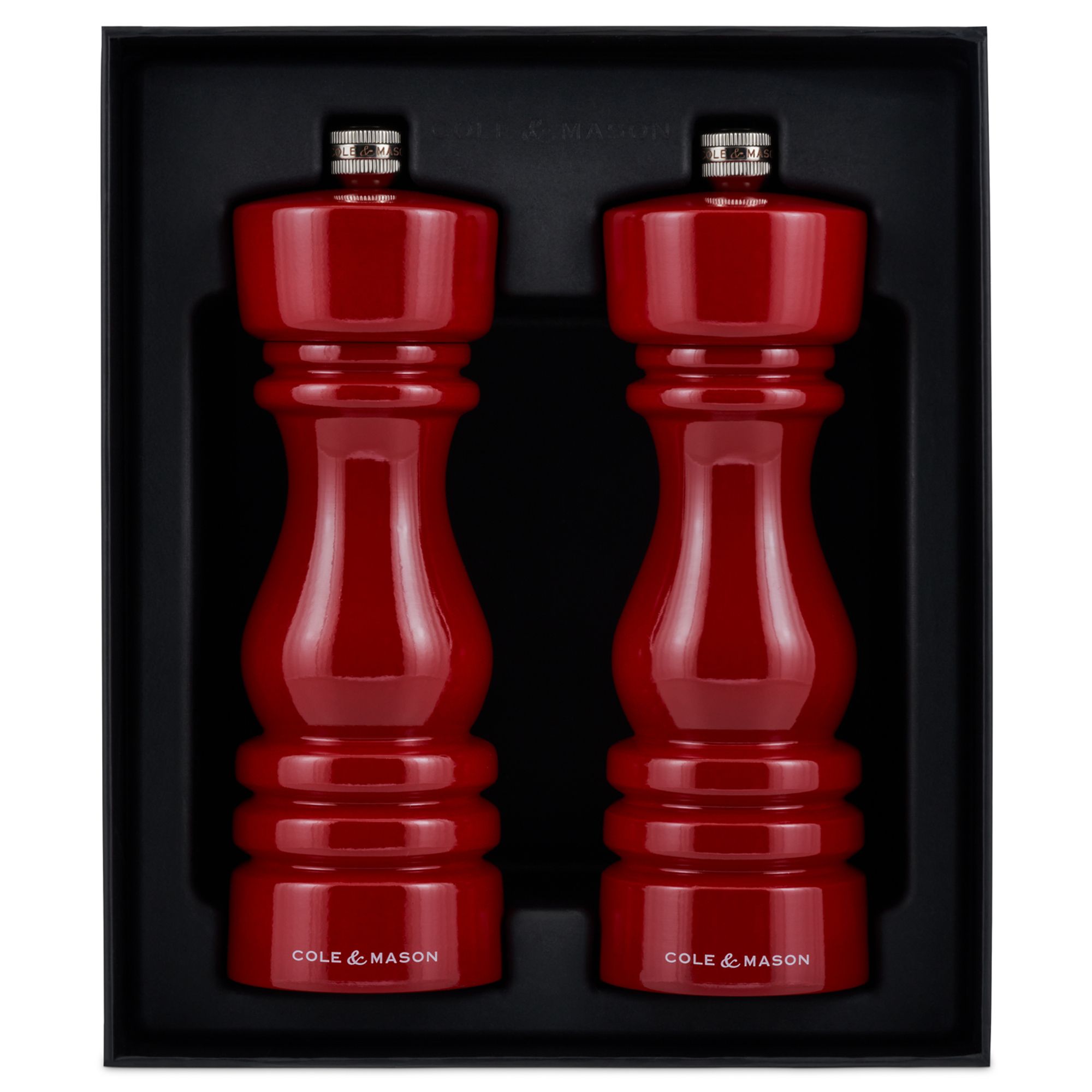 Cole & Mason London Mills Red Gloss Gift Set - 18cm