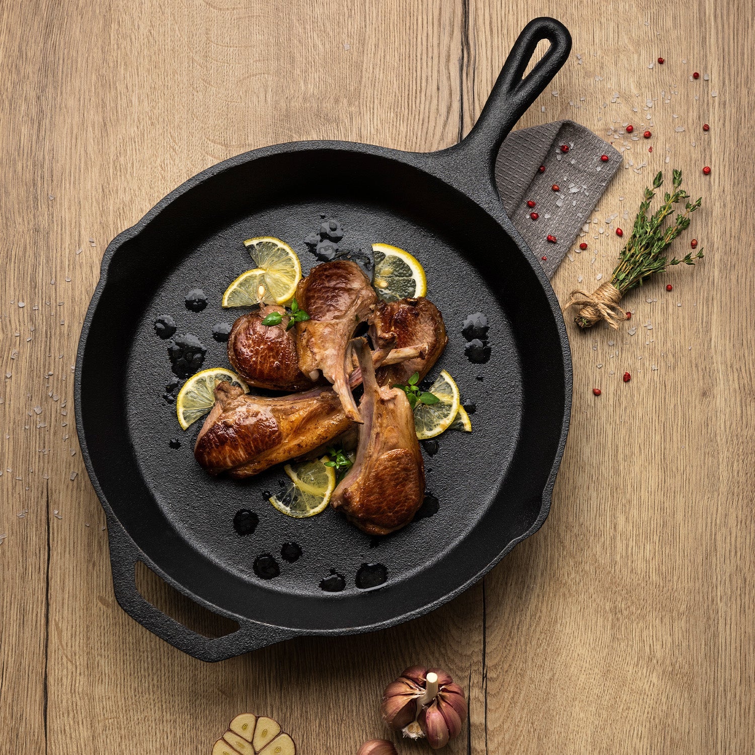 Tramontina Pre-Seasoned Cast Iron Skillet Pan 30cm