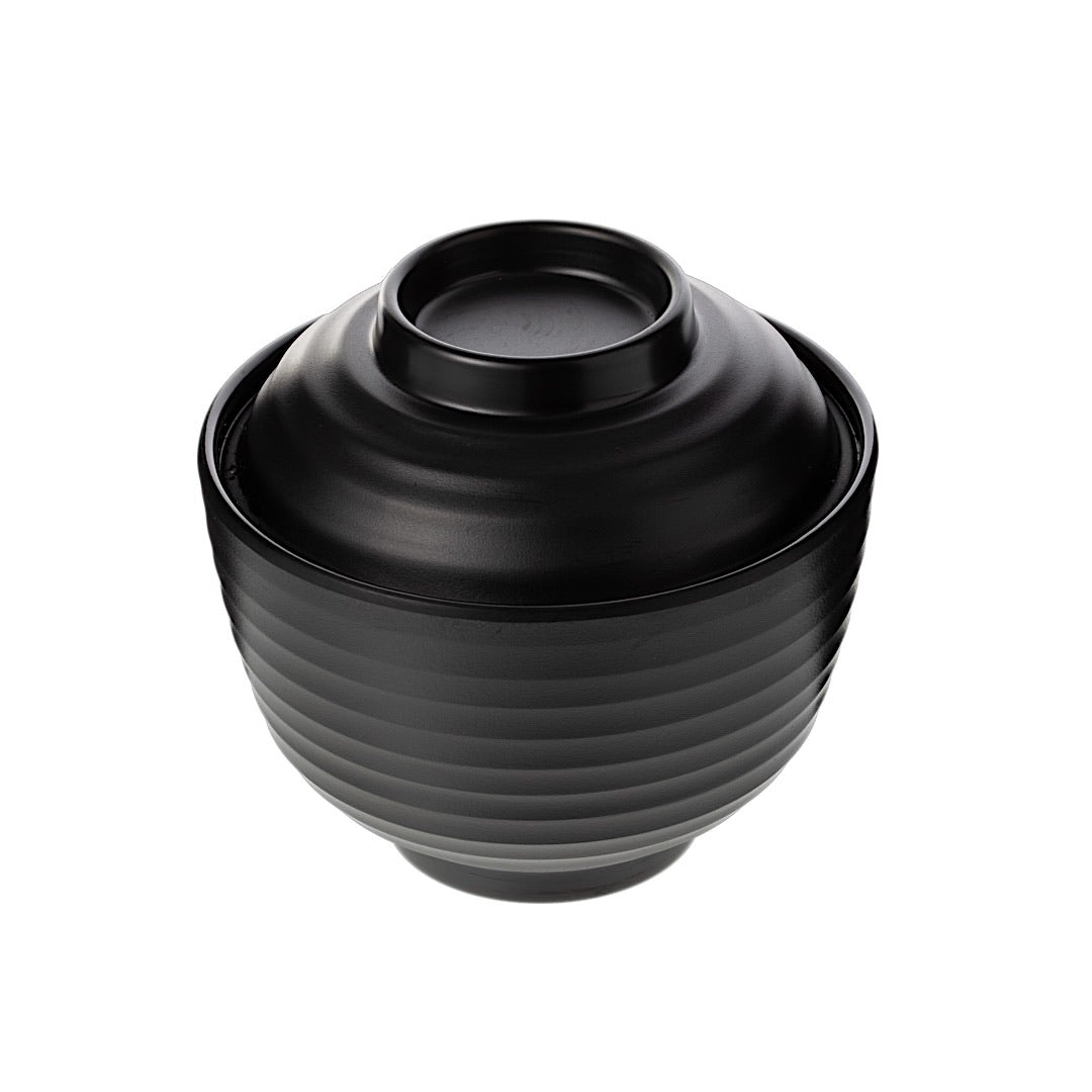 COUCOU Round Bowl With Cover 95mm - Matte Black