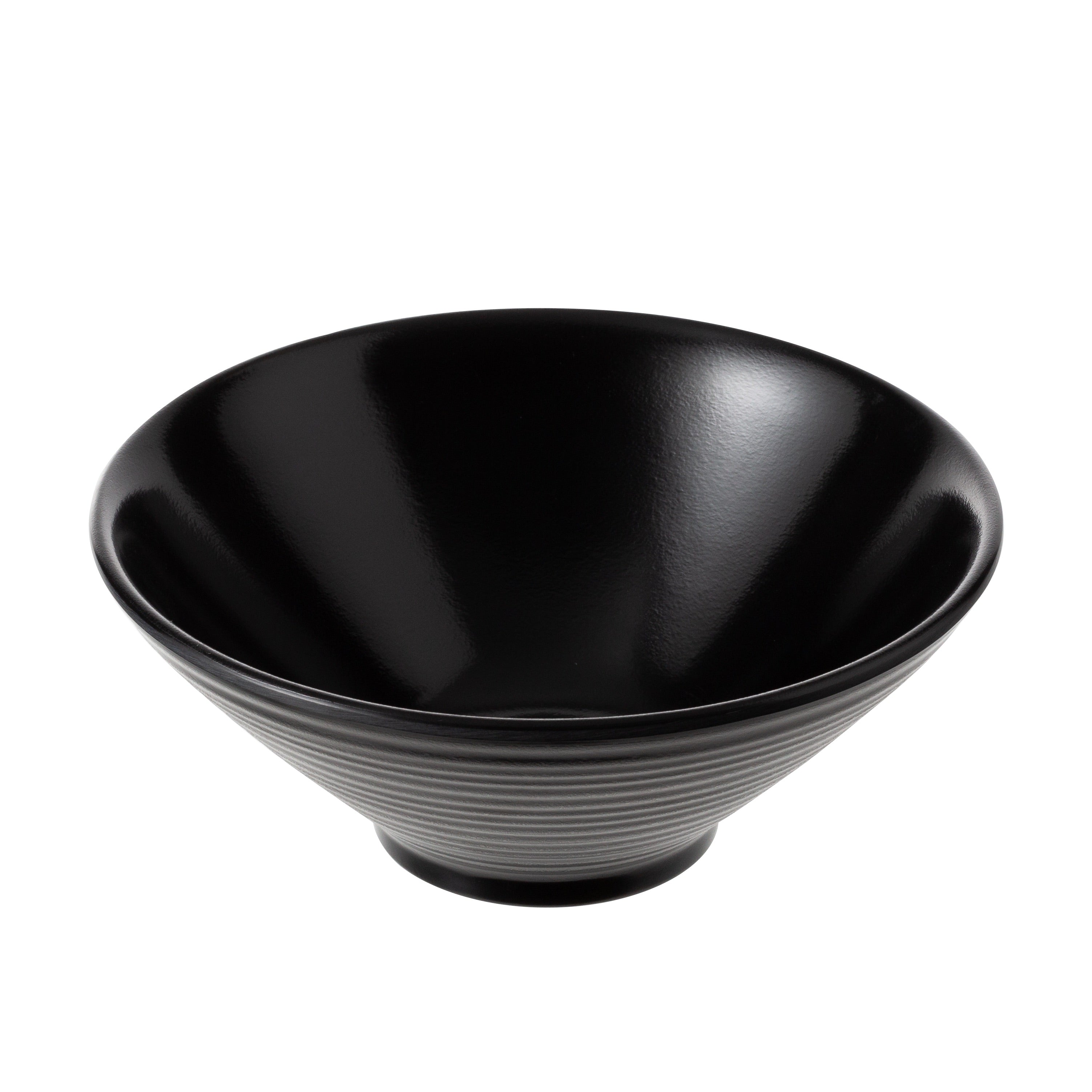 COUCOU Round Conical Bowl 205mm - Matte Black