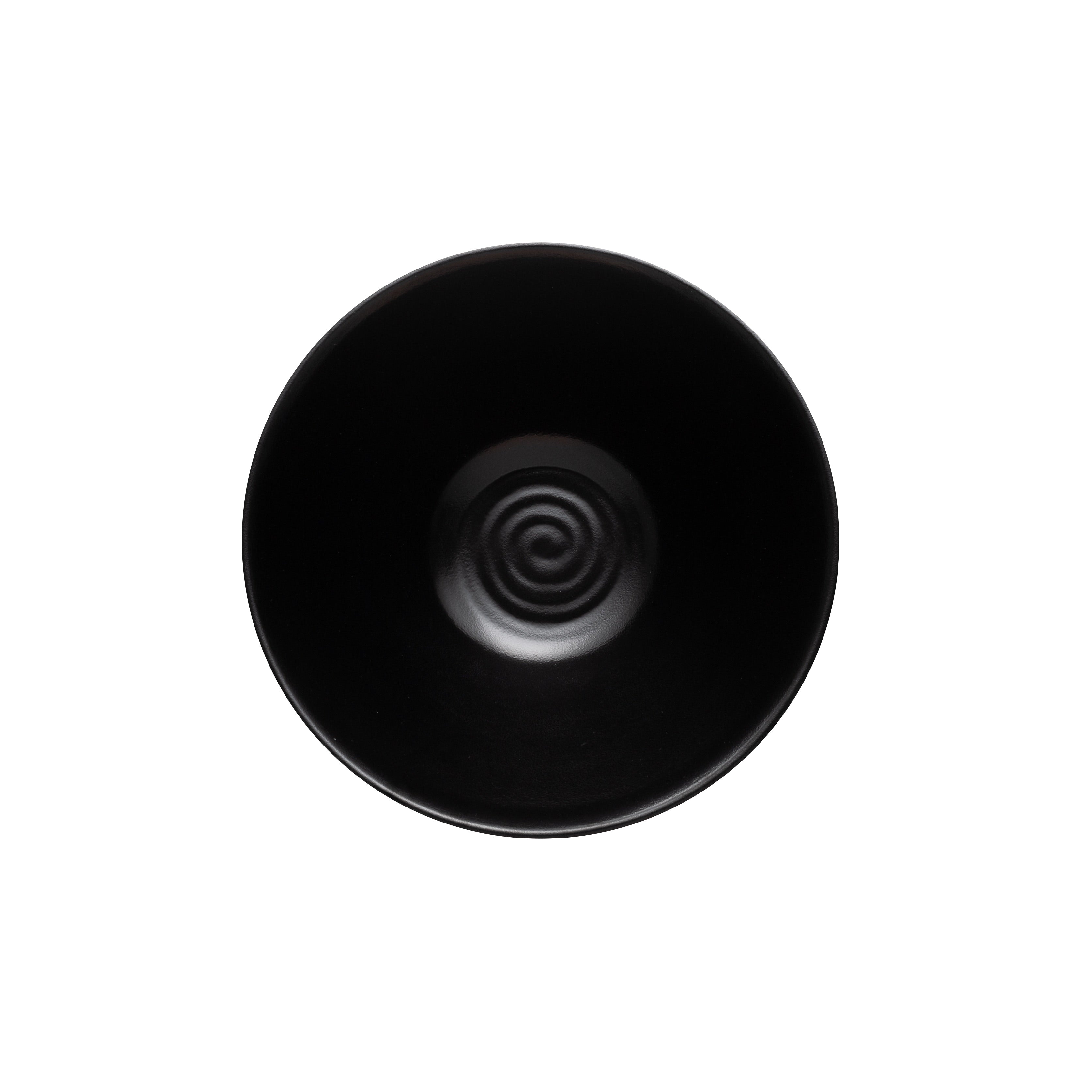 COUCOU Round Conical Bowl 230mm - Matte Black
