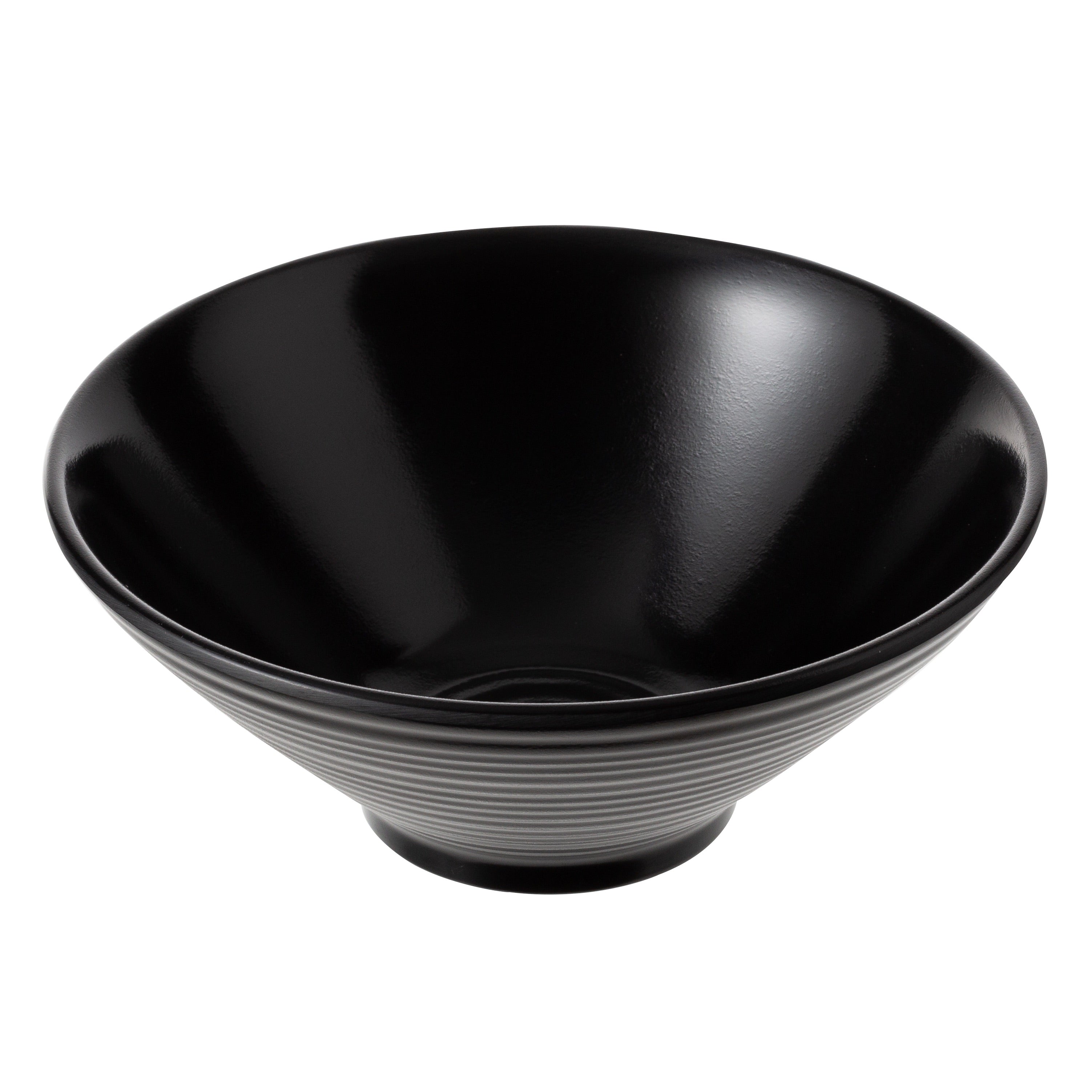 COUCOU Round Conical Bowl 230mm - Matte Black