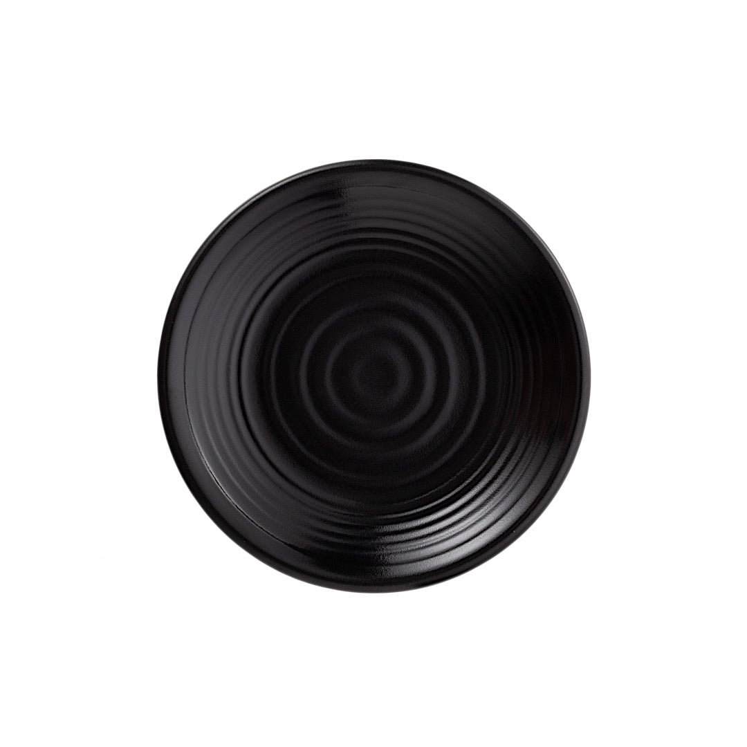 COUCOU Round Coupe Plate 195mm - Matte Black