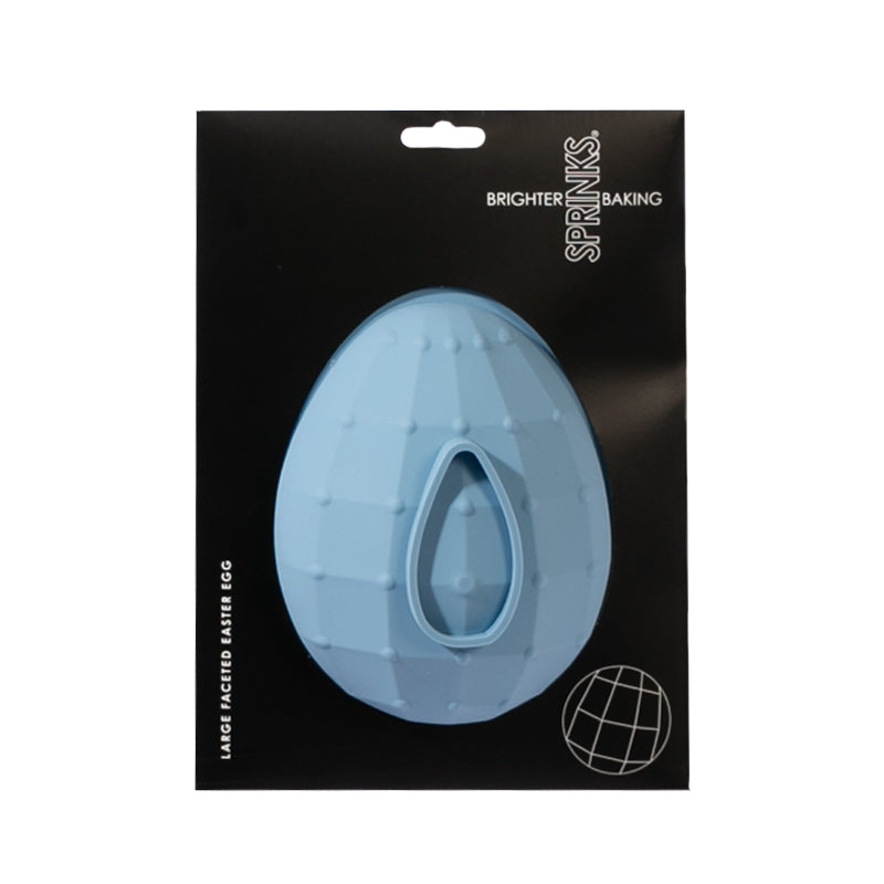 Sprinks Silicone Mould Large Faceted Easter Egg