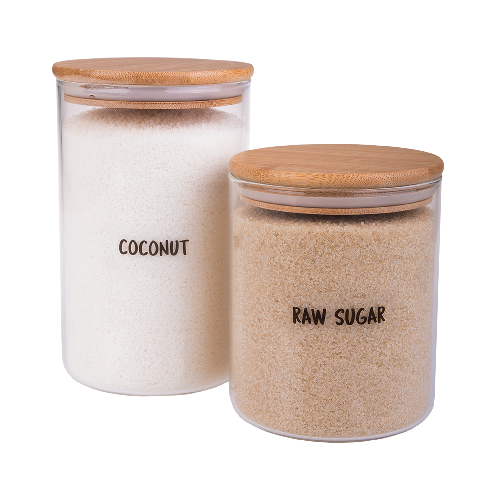 Appetito Clear Pantry Labels - 60 Pack