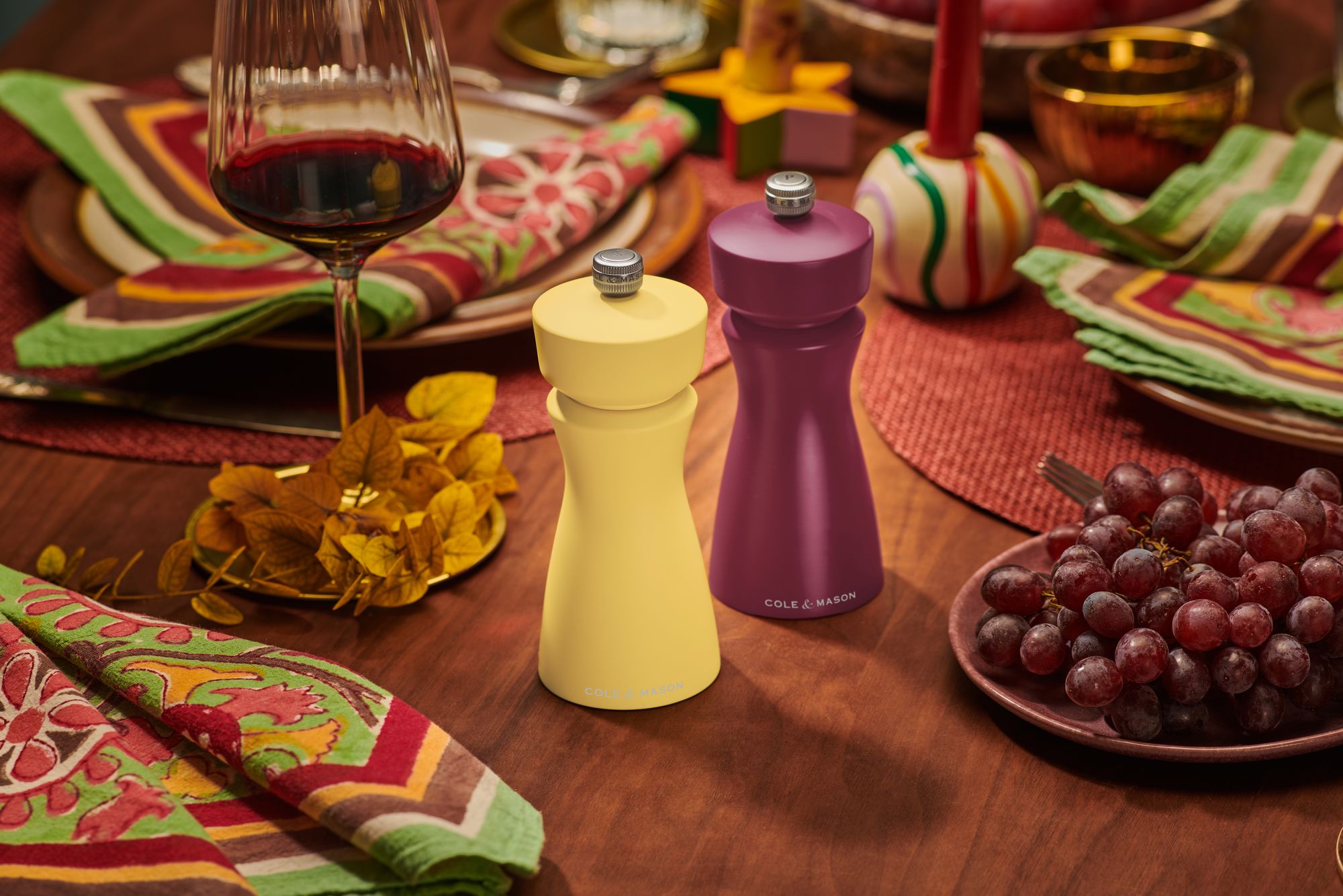 Cole & Mason Kenton Salt & Pepper Mill 150mm Turmeric