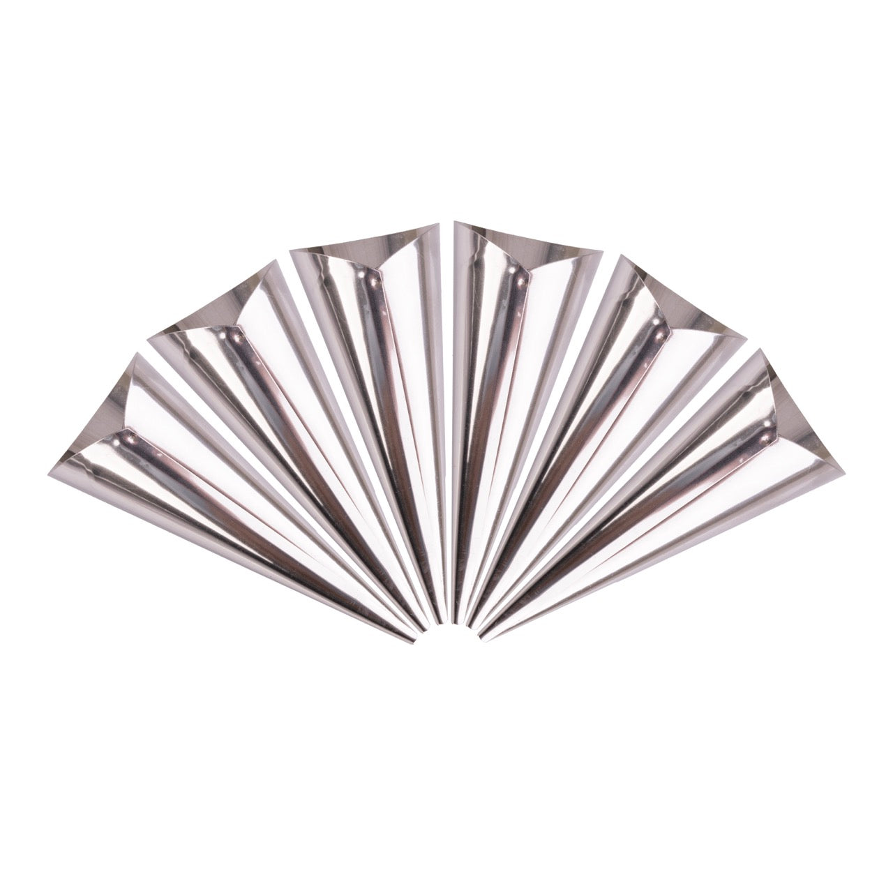 Appetito Stainless Steel Cream Horns – Set of 6