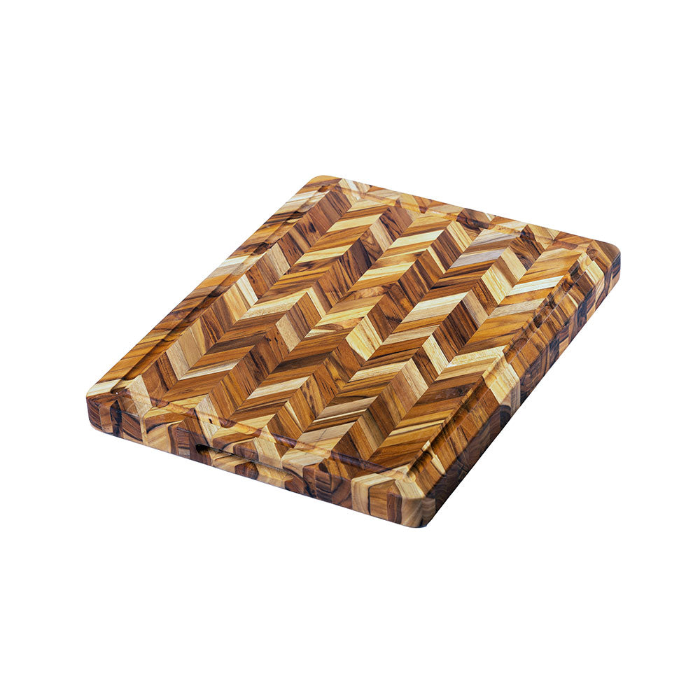 Teakhaus Herringbone Rectangle Board L 51x41x3.8cm