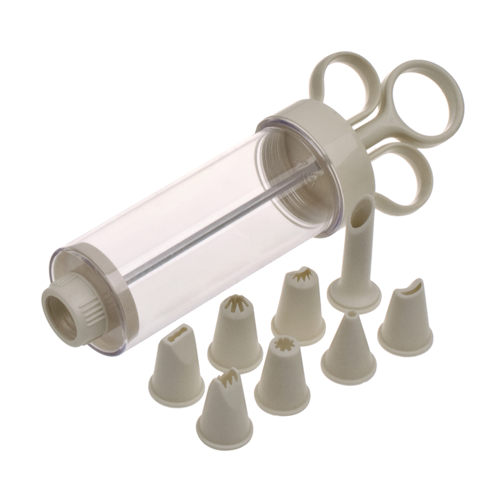 Appetito Syringe Icing Set with 8 Nozzles