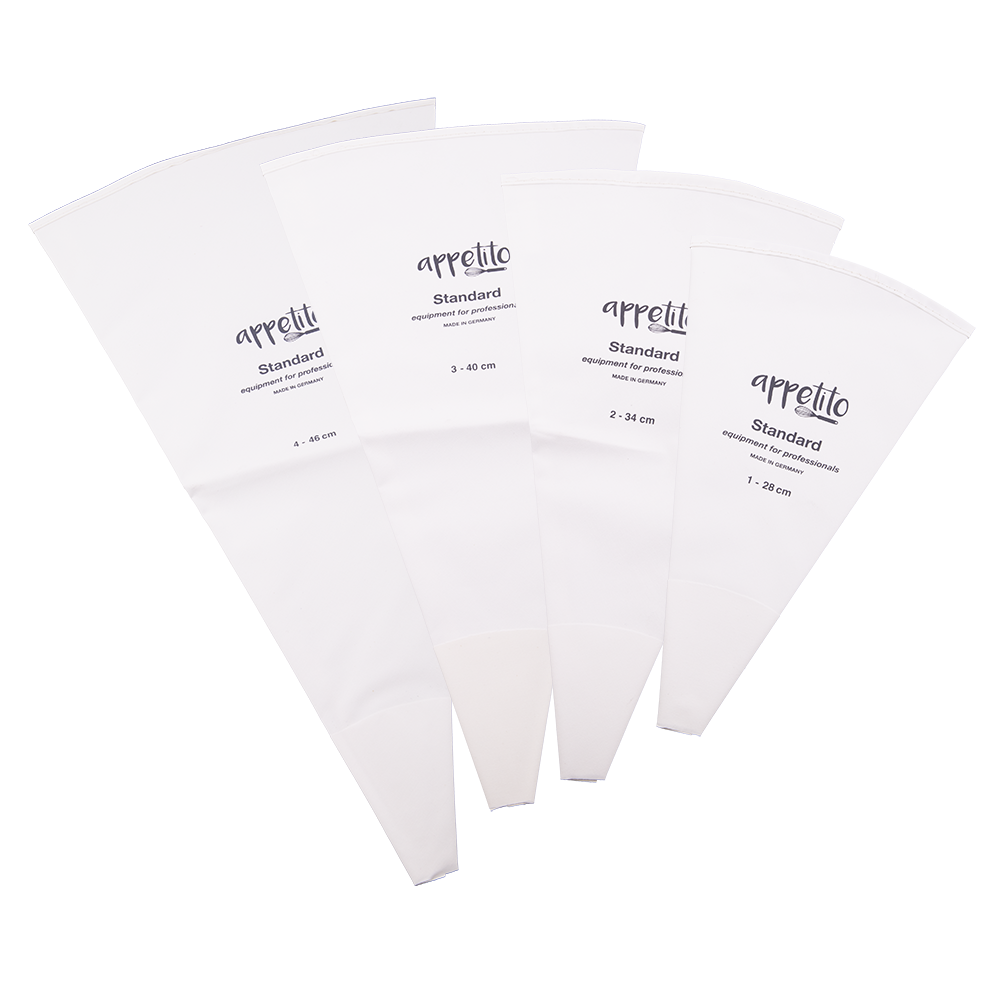 Appetito Cotton/PVC "Standard" Piping Bag No.3 – 40cm, White