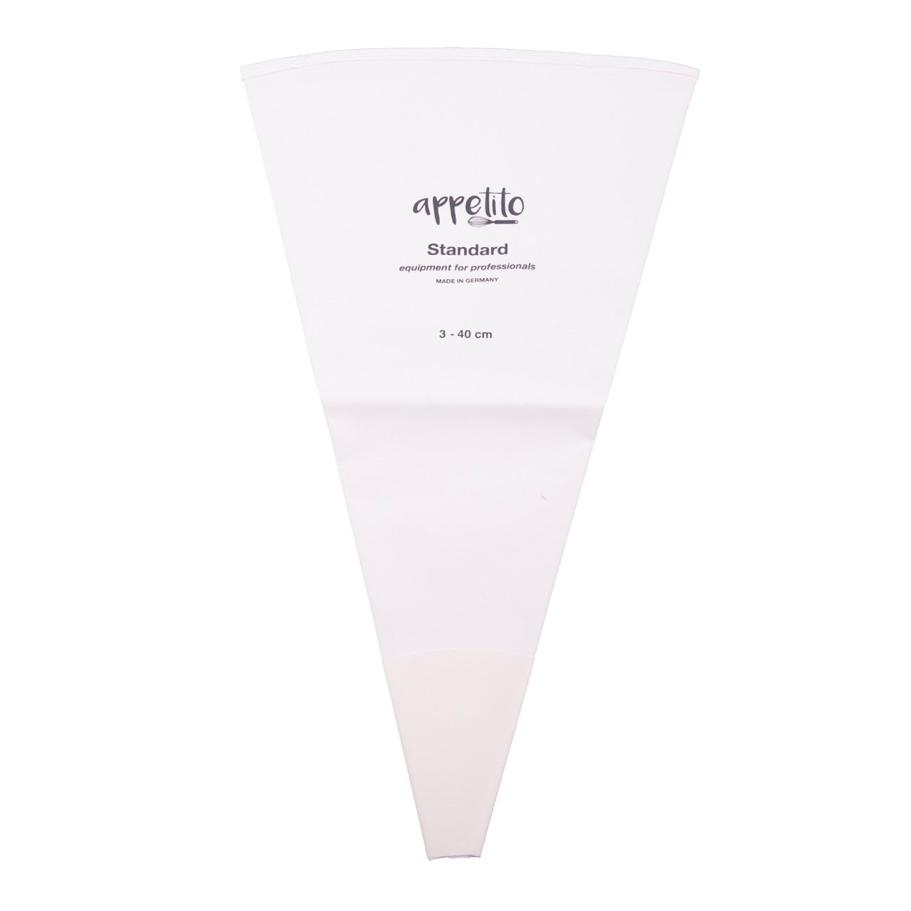 Appetito Cotton/PVC "Standard" Piping Bag No.3 – 40cm, White