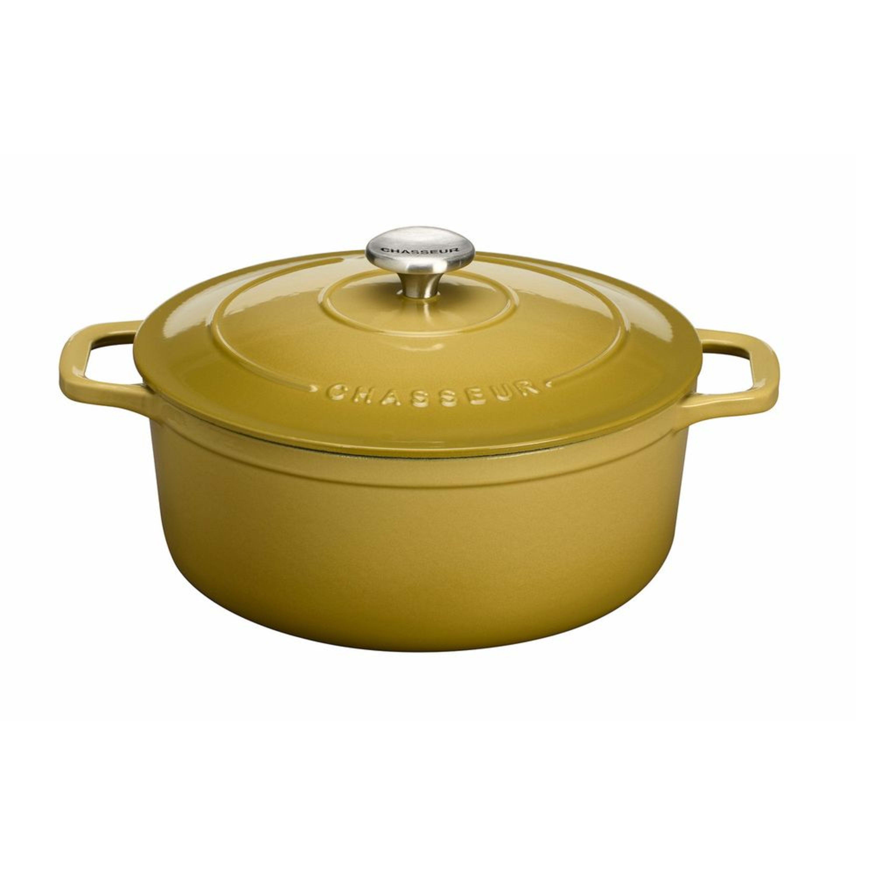Chasseur Round French Oven 28cm - Mustard