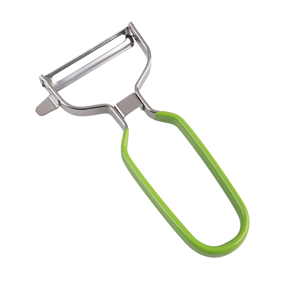 Appetito Stainless Steel Speed 'Y' Peeler with Japanese Steel Blade - Green