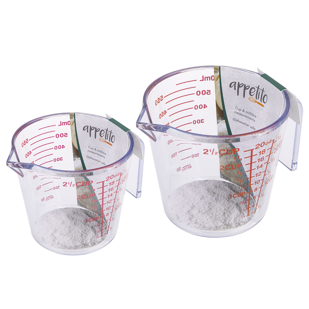 Appetito 1 1/4 Cup Plastic Measuring Jug 300ml