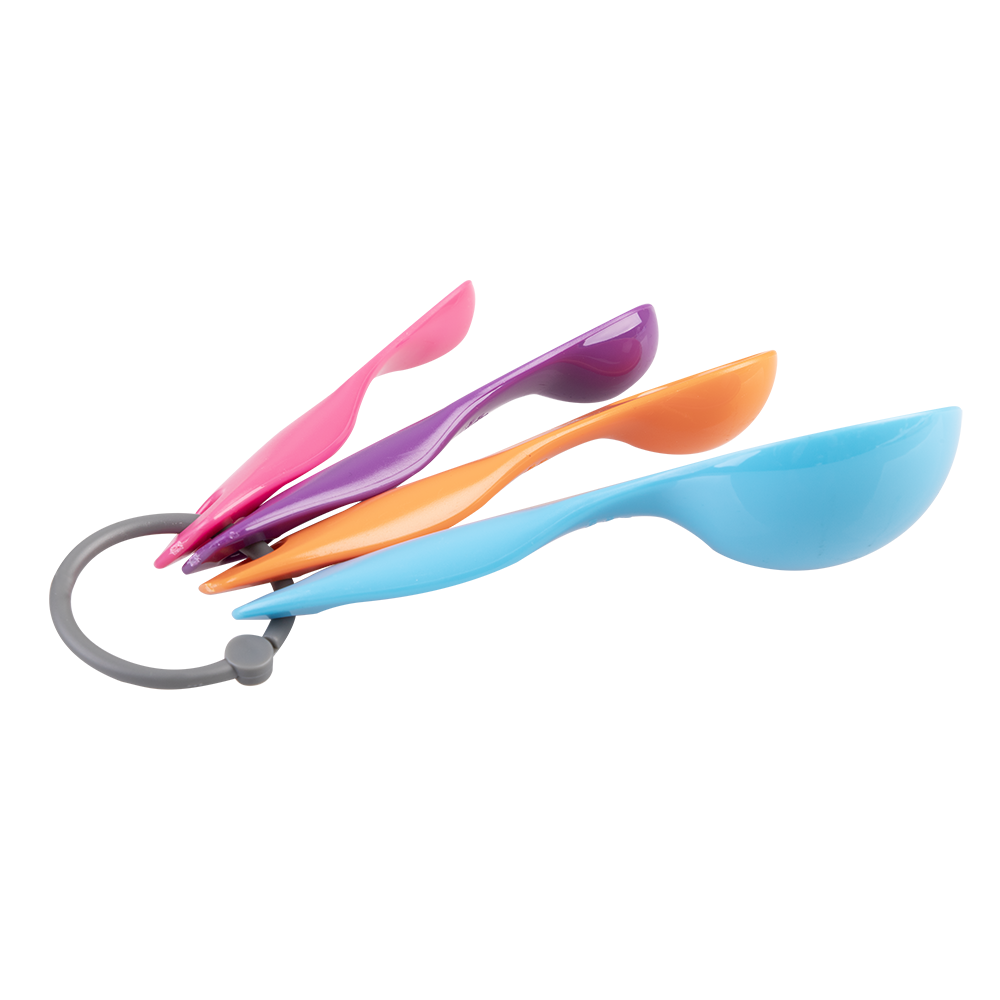 Appetito Measure Spoons Set 4 (Australian Standards) - Assorted