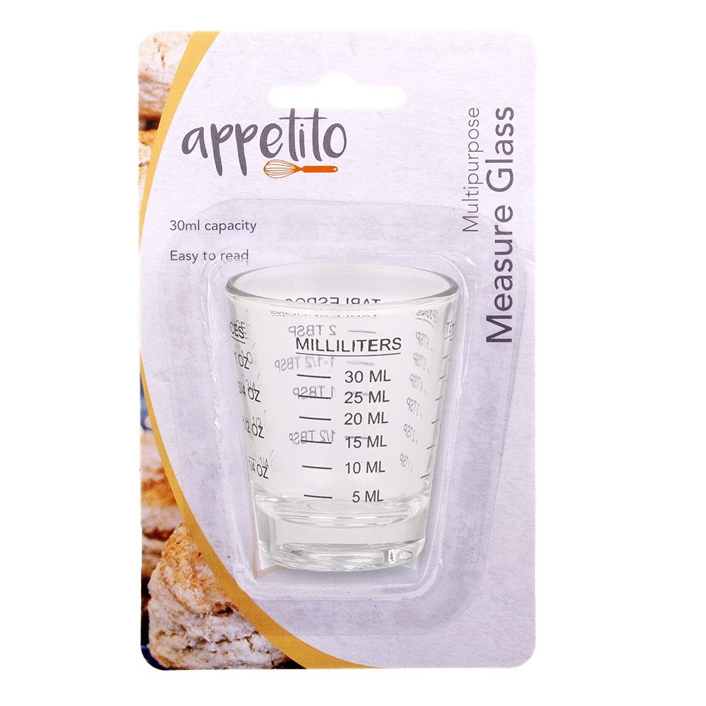 Appetito Multi Purpose Measure Glass 30ml