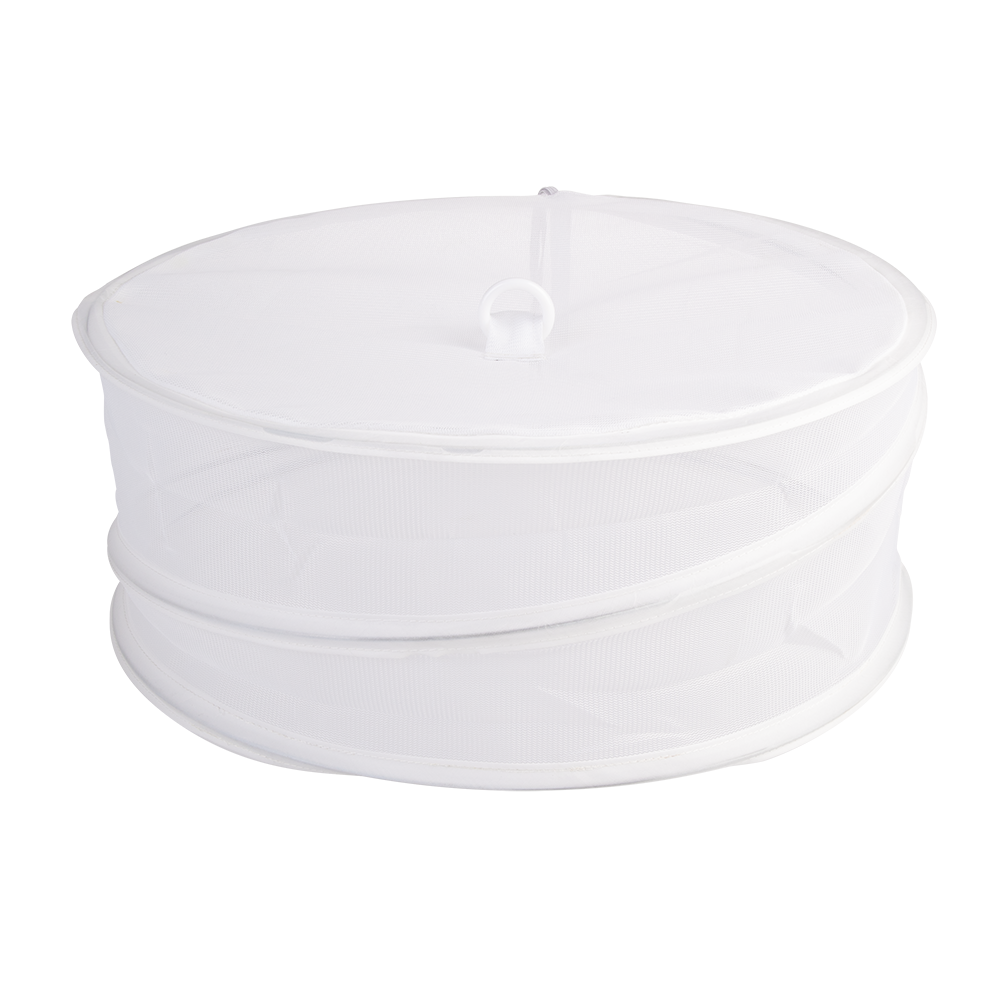 Appetito Pop-Up Food Covers Set 2 34cm/39cm - White