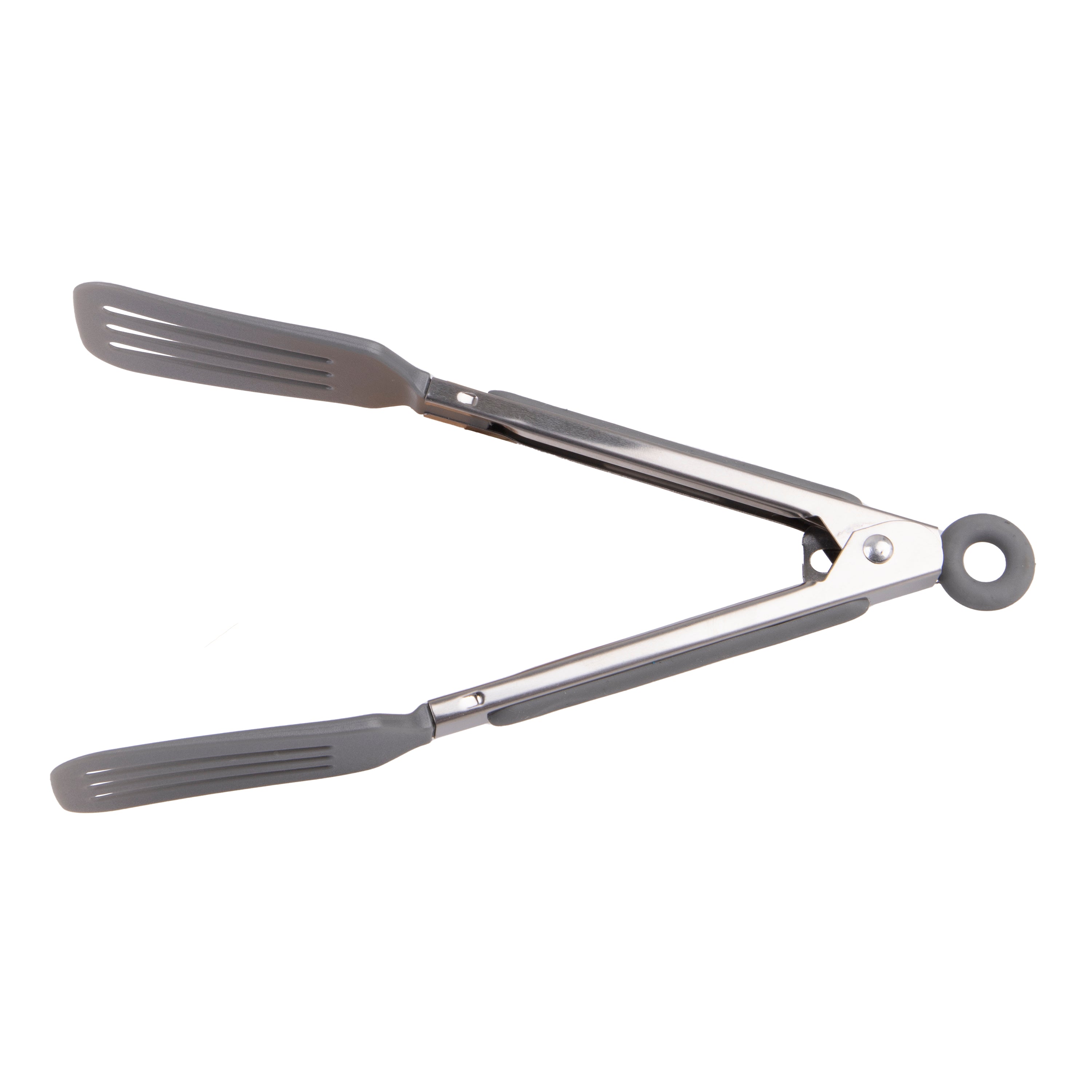 Appetito Mini Nylon Spatula Tongs 18cm - Charcoal