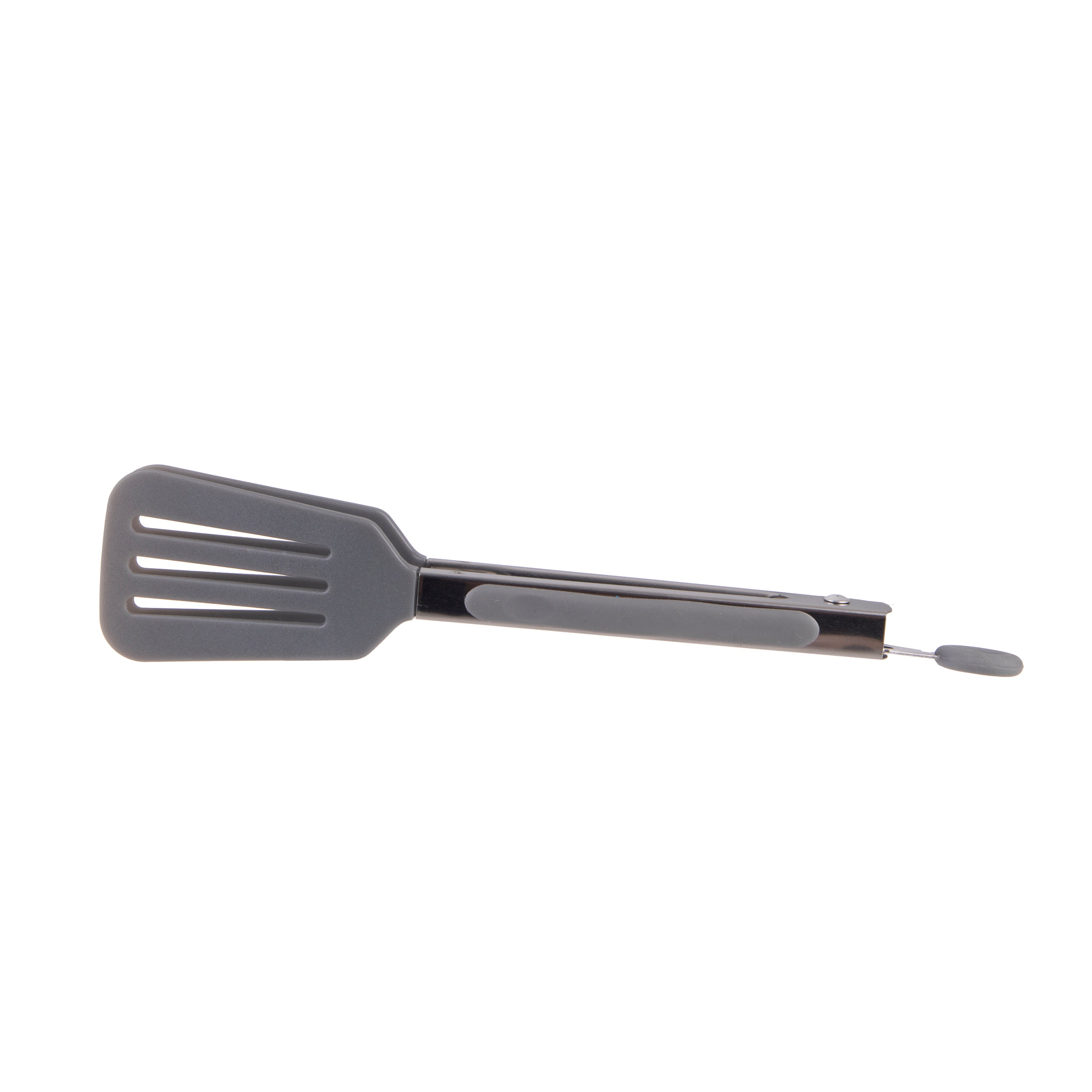 Appetito Mini Nylon Spatula Tongs 18cm - Charcoal