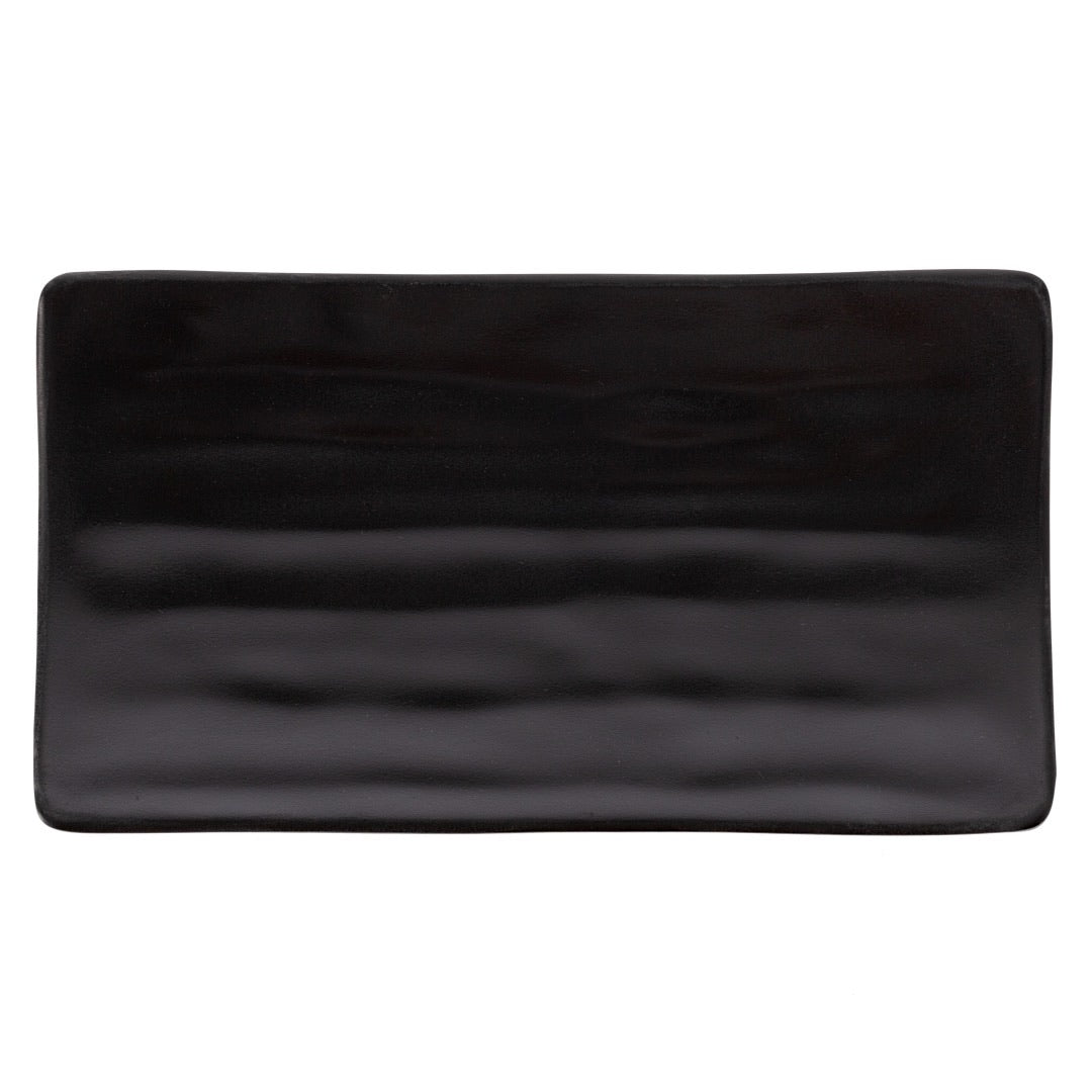 COUCOU Curved Platter 215x120mm - Matte Black